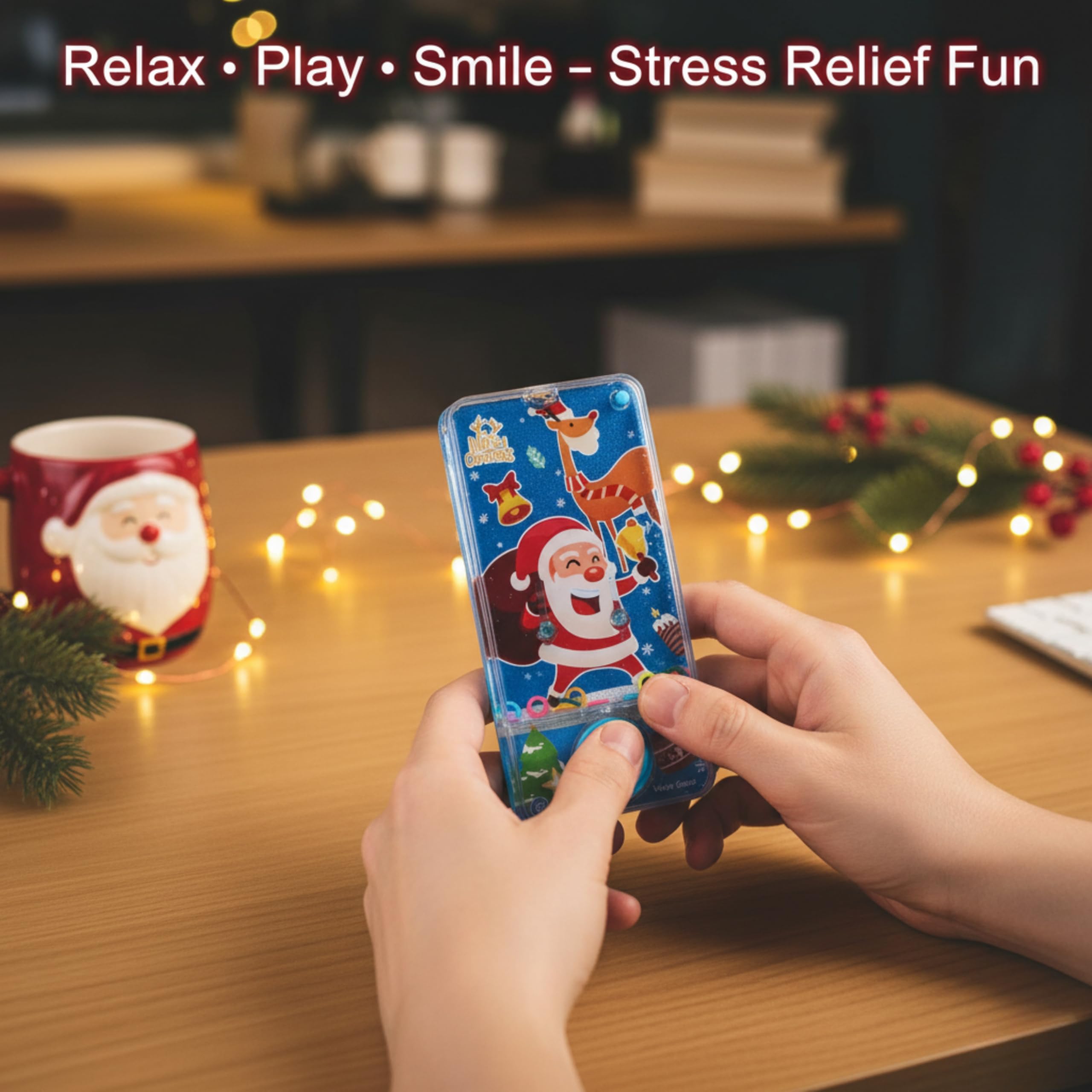 Christmas Water Game with Rings - 1x Random