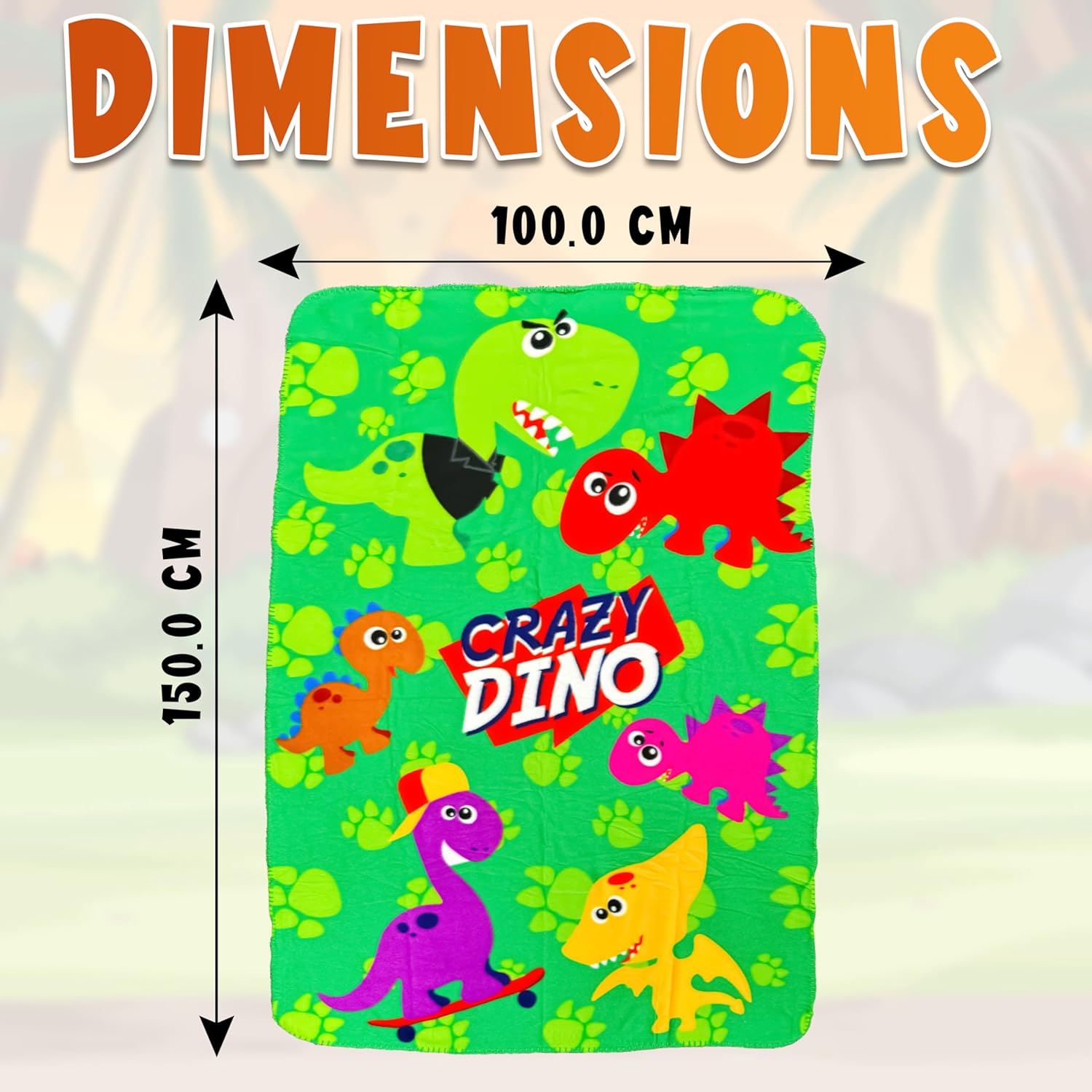 Fleece Throw Blanket 150x100cm