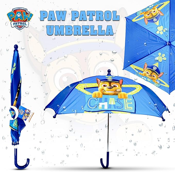 PAW Patrol Chase Kids Licensed Classic Umbrella 70cm – view 6