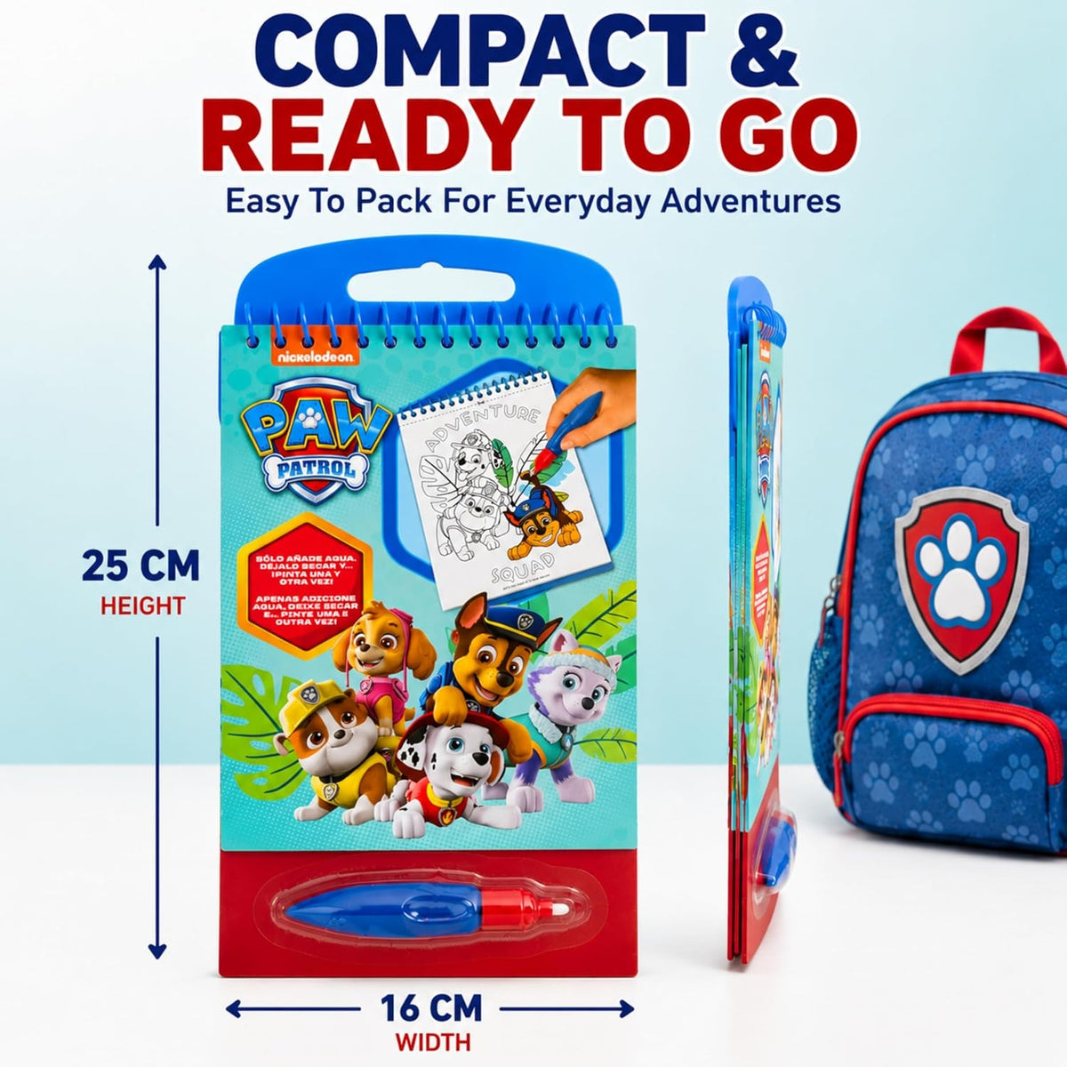 Paw Patrol Aqua Magic Colouring Book with Water Pen