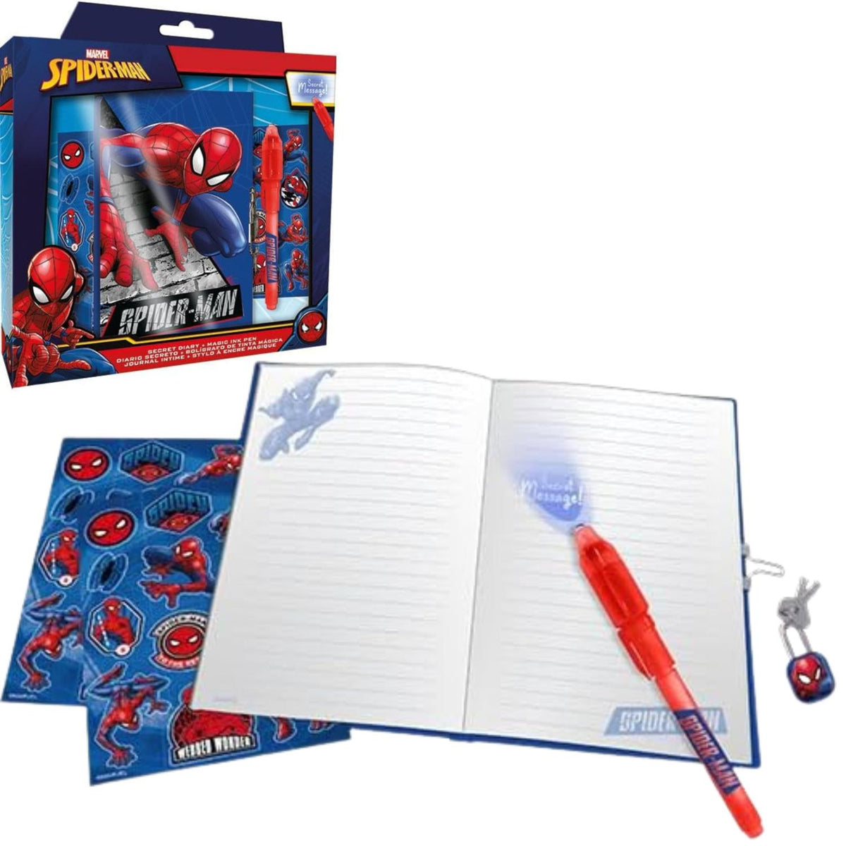 Minecraft Kids Licensed Secret Diary & Magic Ink Pen Stationery Set – view 6