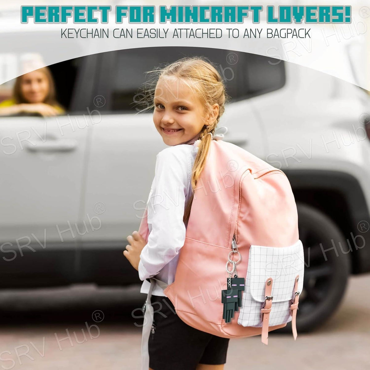 Minecraft Enderman Kids Licensed Soft PVC Minecraft Key Chain – view 8