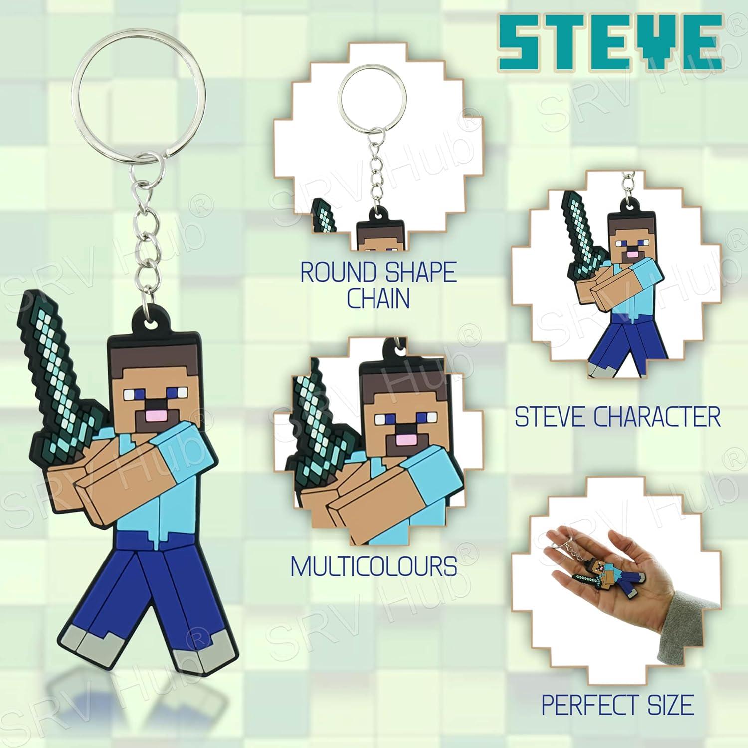 Soft PVC Minecraft Key Chain - Assorted