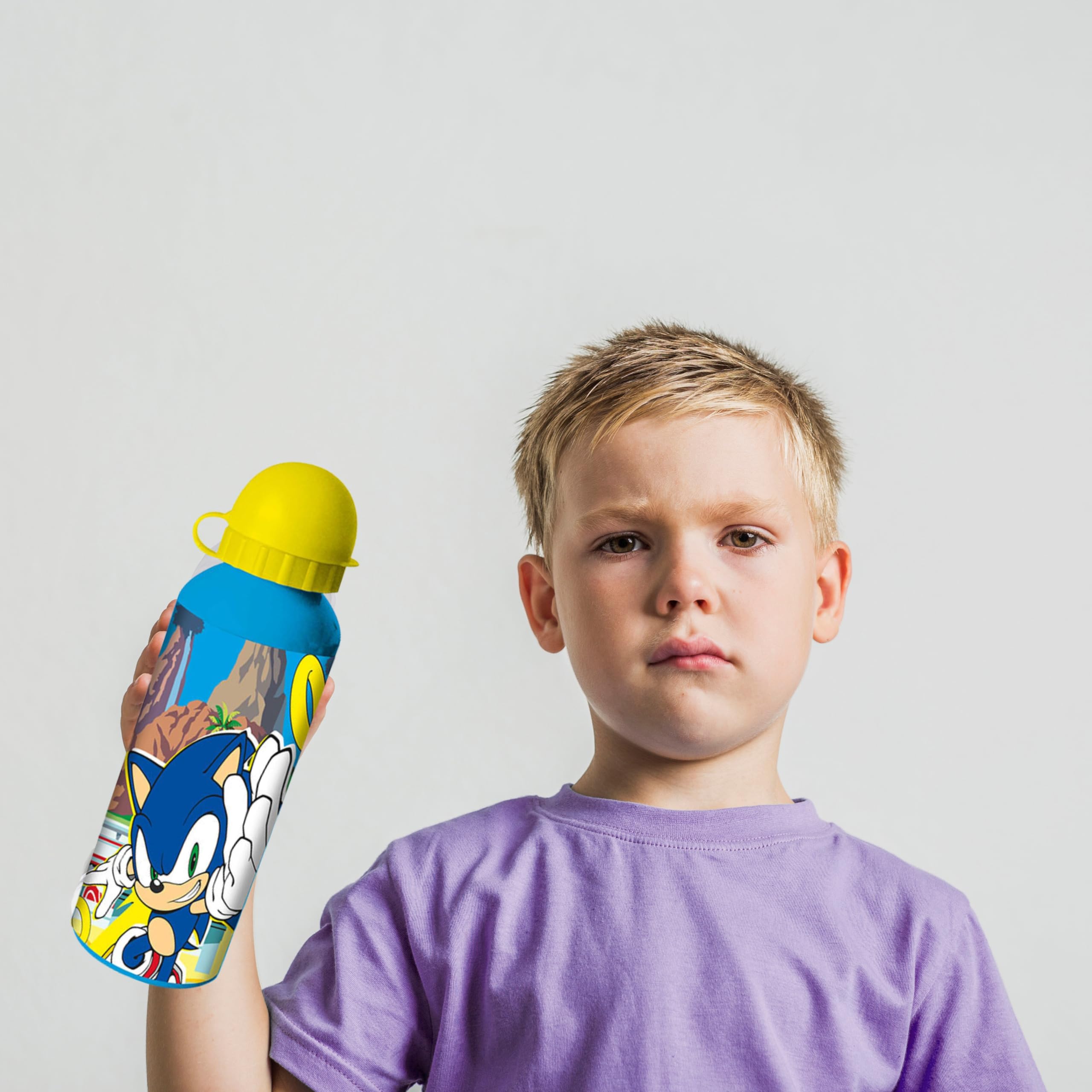 500ml Aluminium Water Bottle Sonic- (Yellow)
