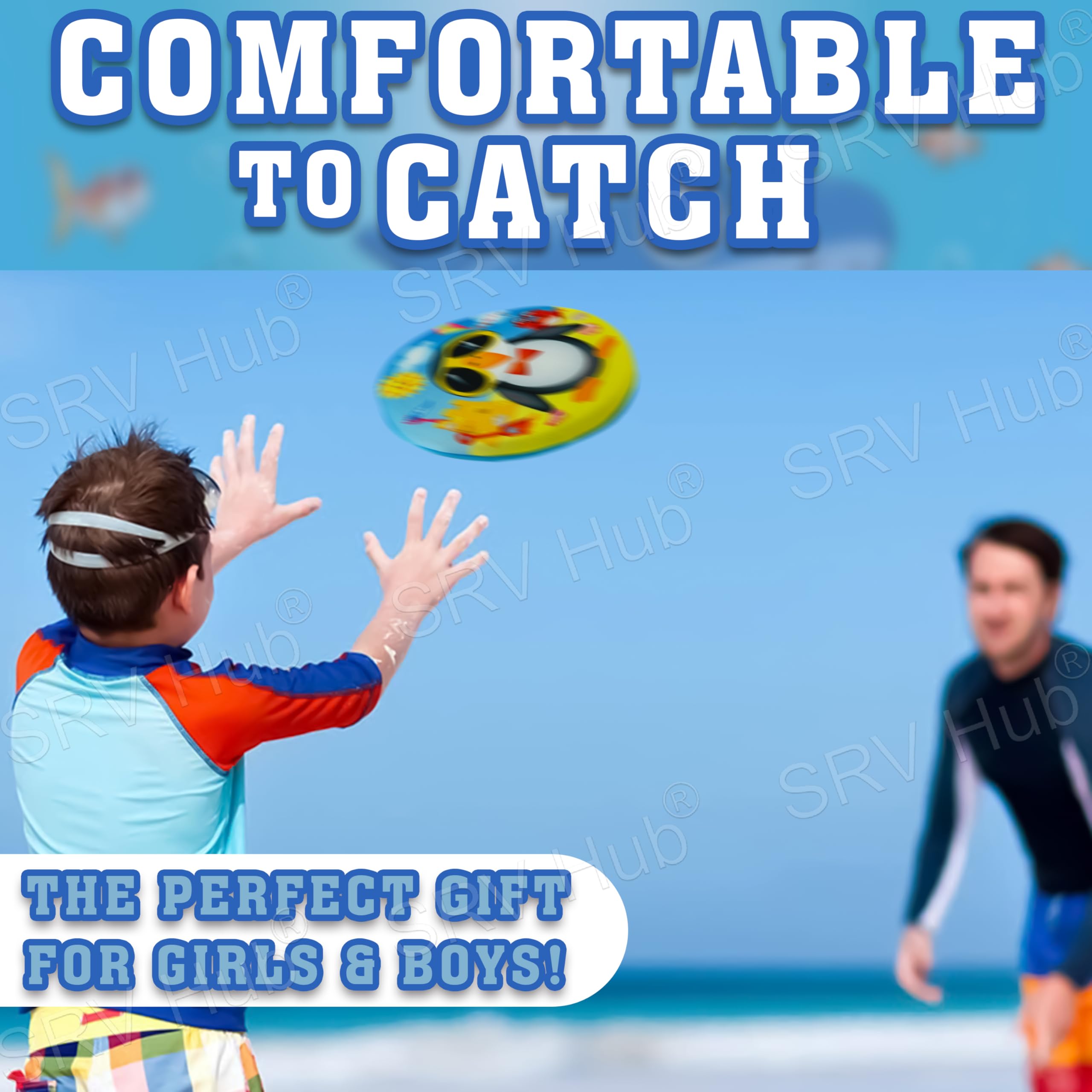 18cm Splash Water Skimmer Floating Water Toys - Assorted