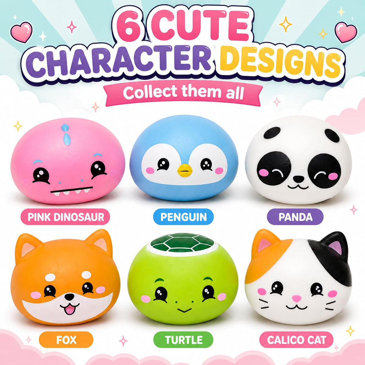 Animal Dumpling Squishy Toy 8.5cm – view 7