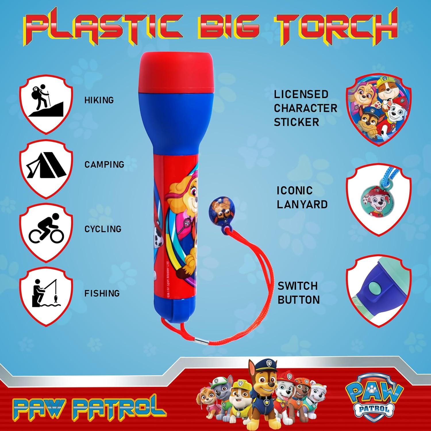 Kids LED Big Torch – Flashlight with Lanyard - Assorted