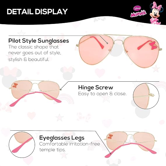 Minnie Mouse UV400 Sunglasses Set