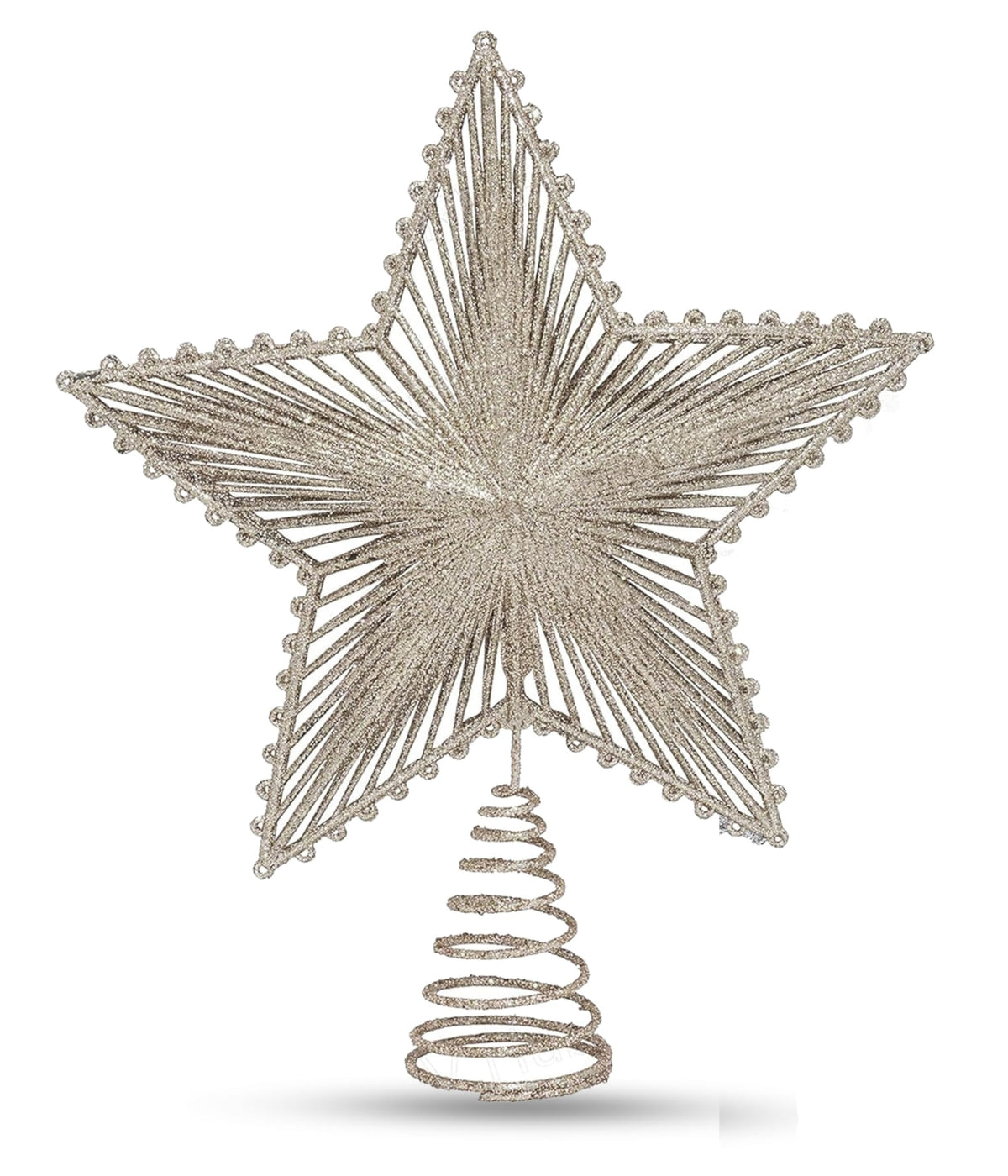 Glitter Star Christmas Tree Topper