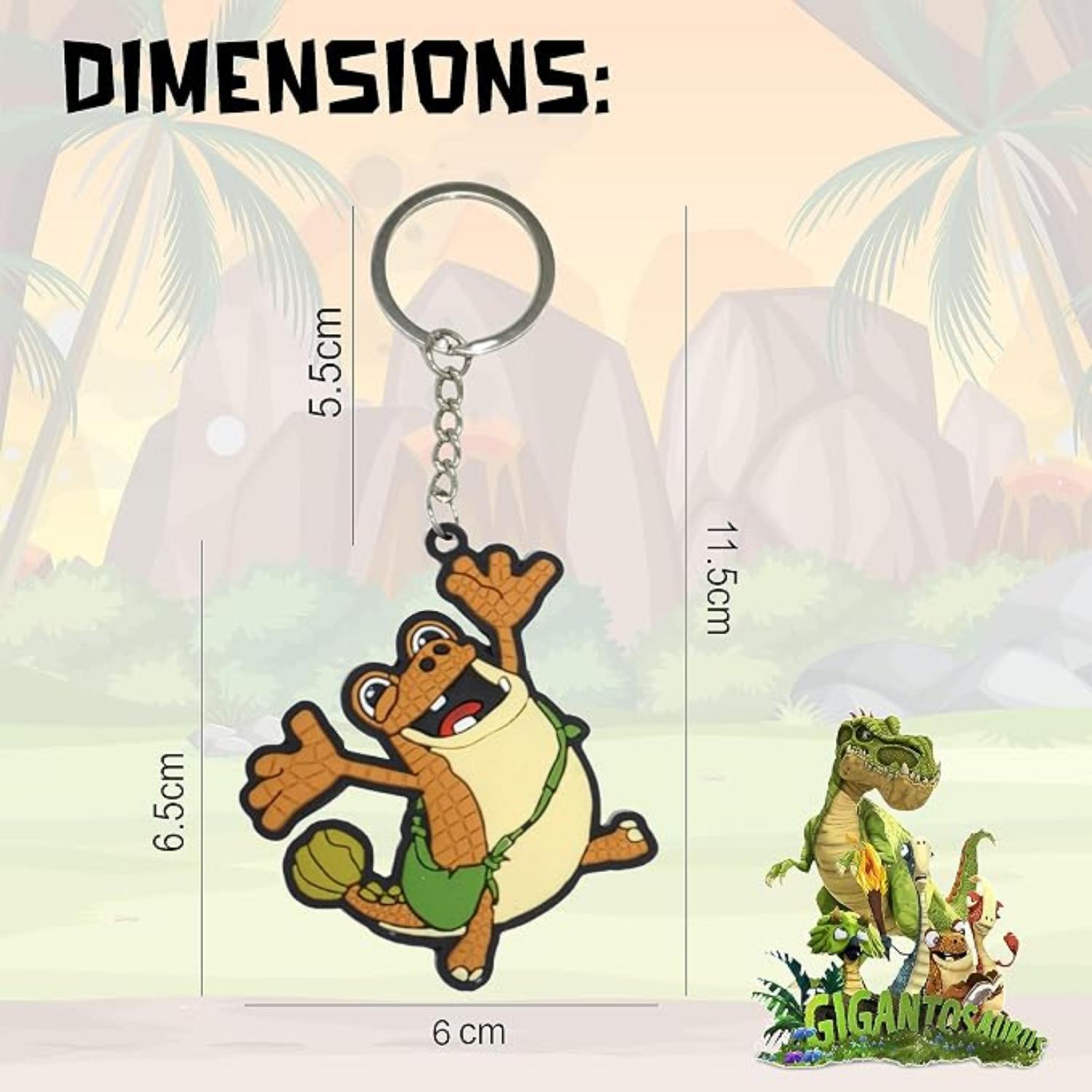 Gigantosaurus Giganto Keychain for Kids Bike Keyring - Assorted