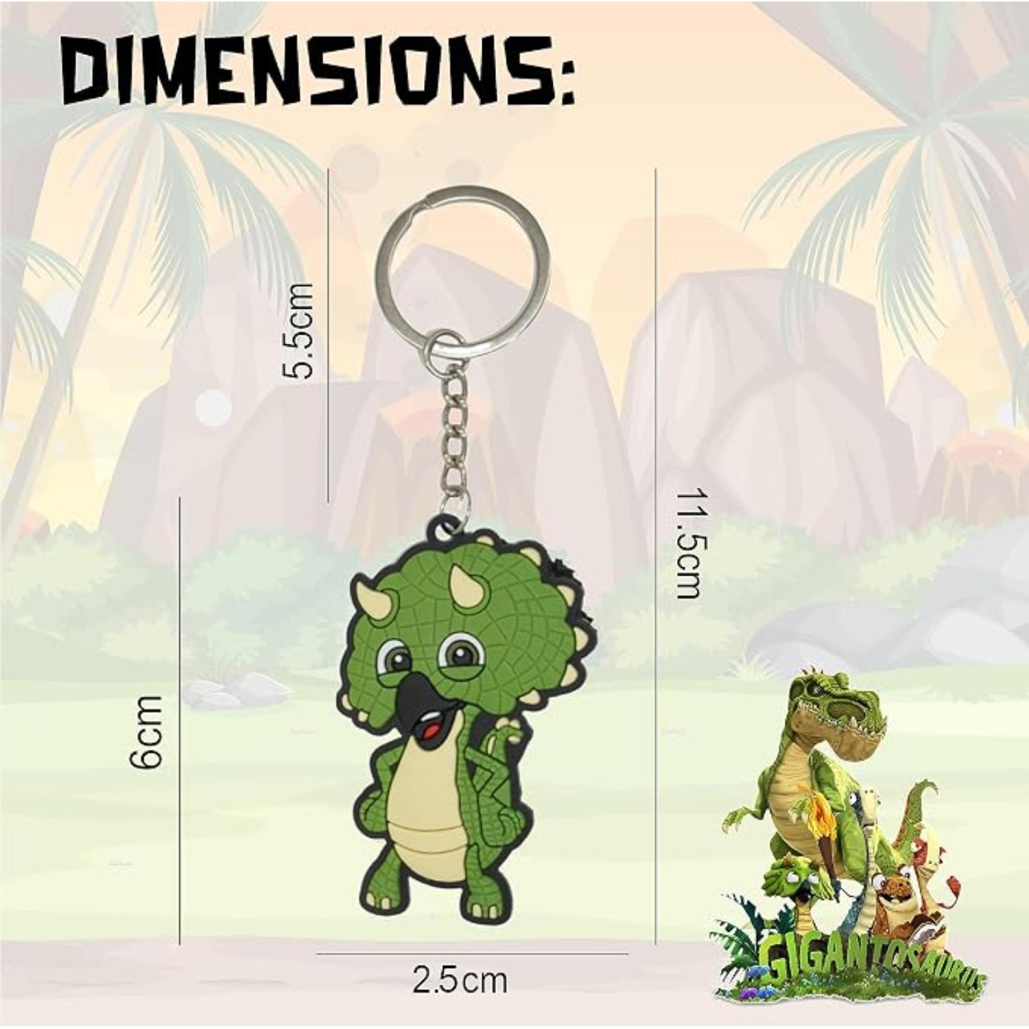 Gigantosaurus Giganto Keychain for Kids Bike Keyring - Assorted