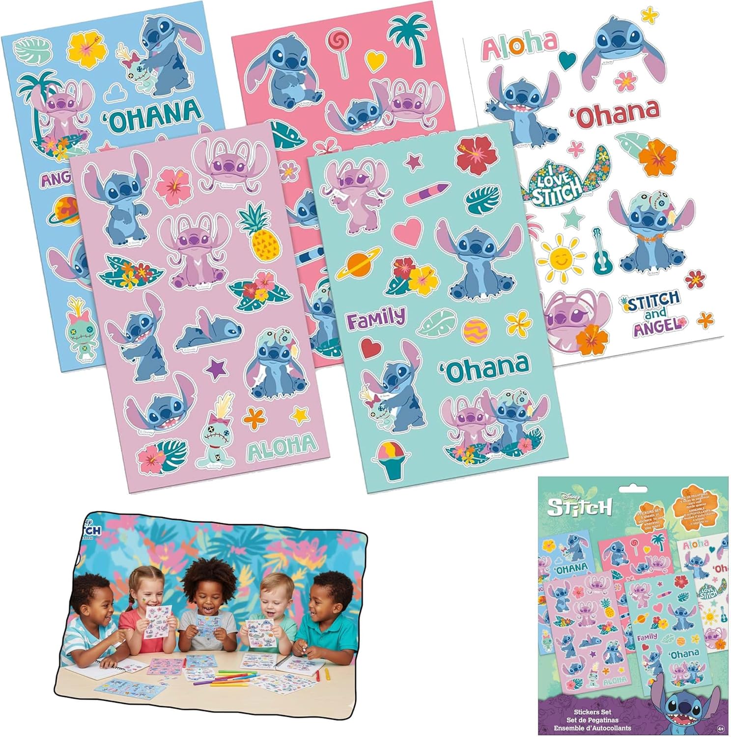 Christmas Window Clings 85 Reusable Stickers 5 Sheets