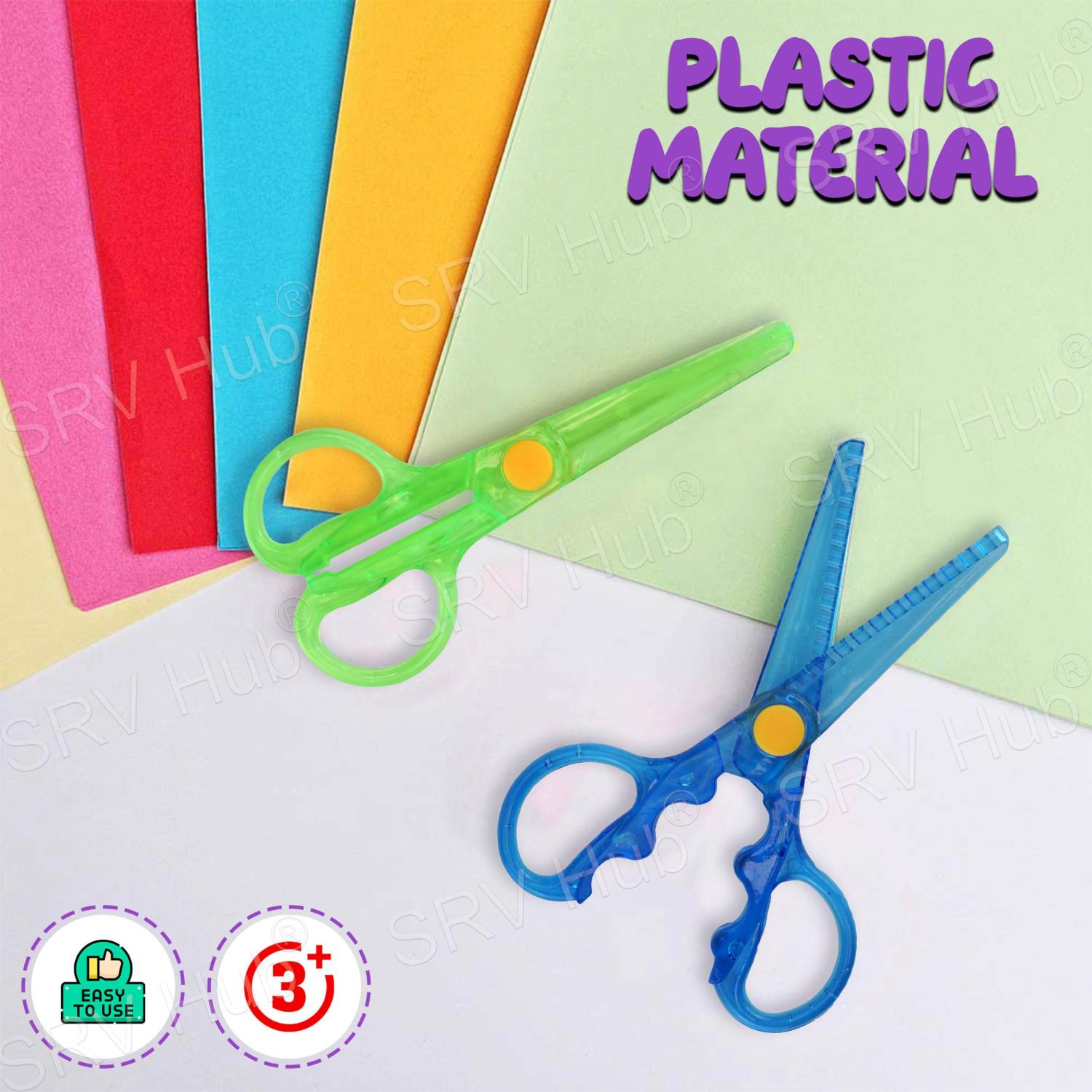 Kids Craft Scissors Safety & Decorative Scissor Set