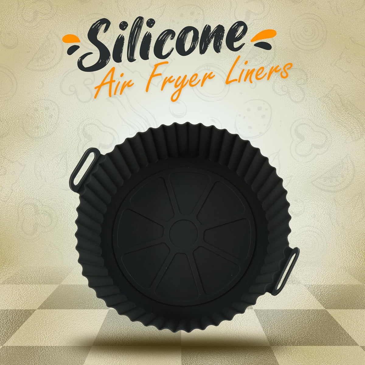 Silicone Non-Stick Air Fryer Liner - Round 20cm – view 3