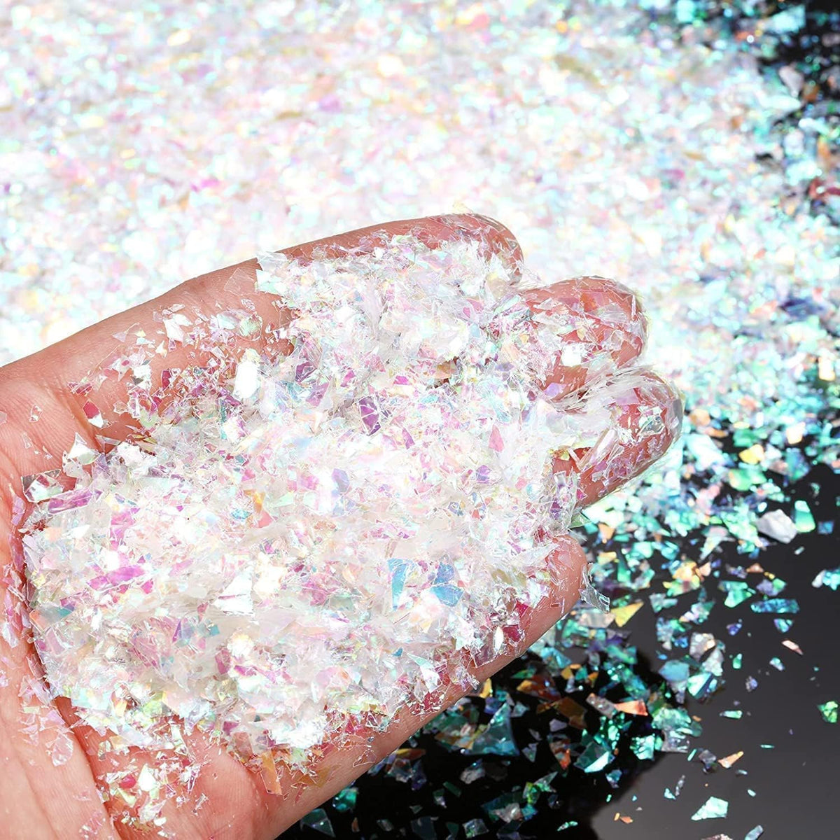 Christmas Artificial Shiny Snowflakes 100g