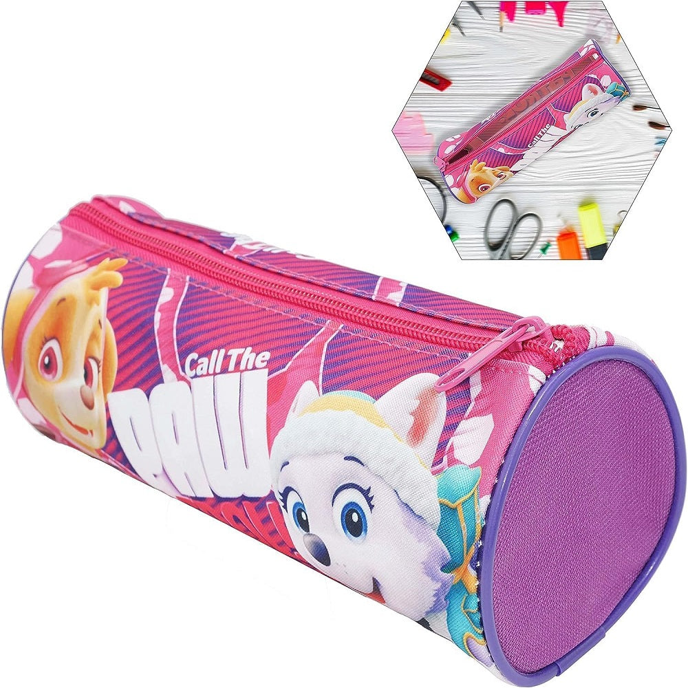 Barrel Pencil Case-Paw Patrol Skye