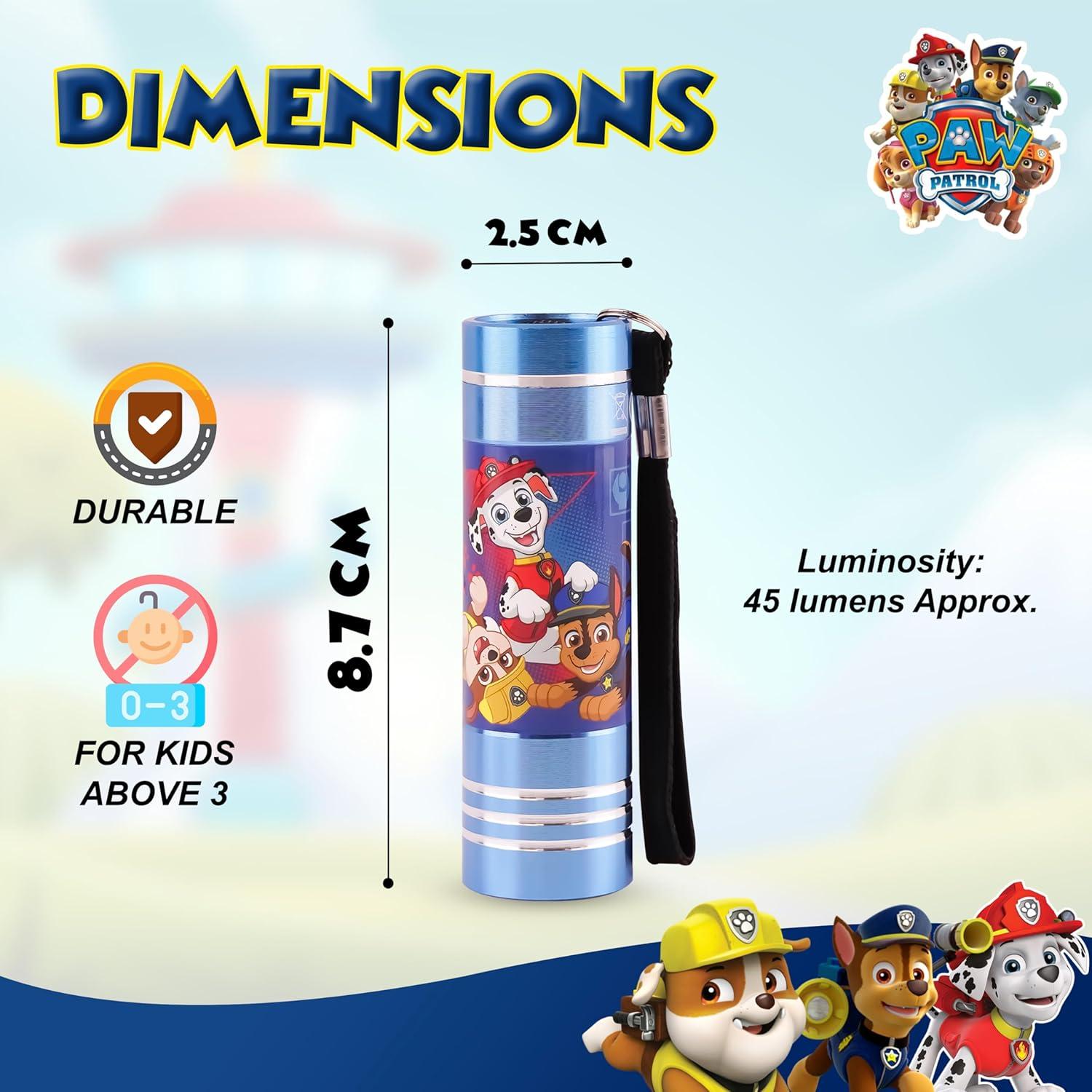 Kids Aluminium LED Torch Flashlight - Frozen II