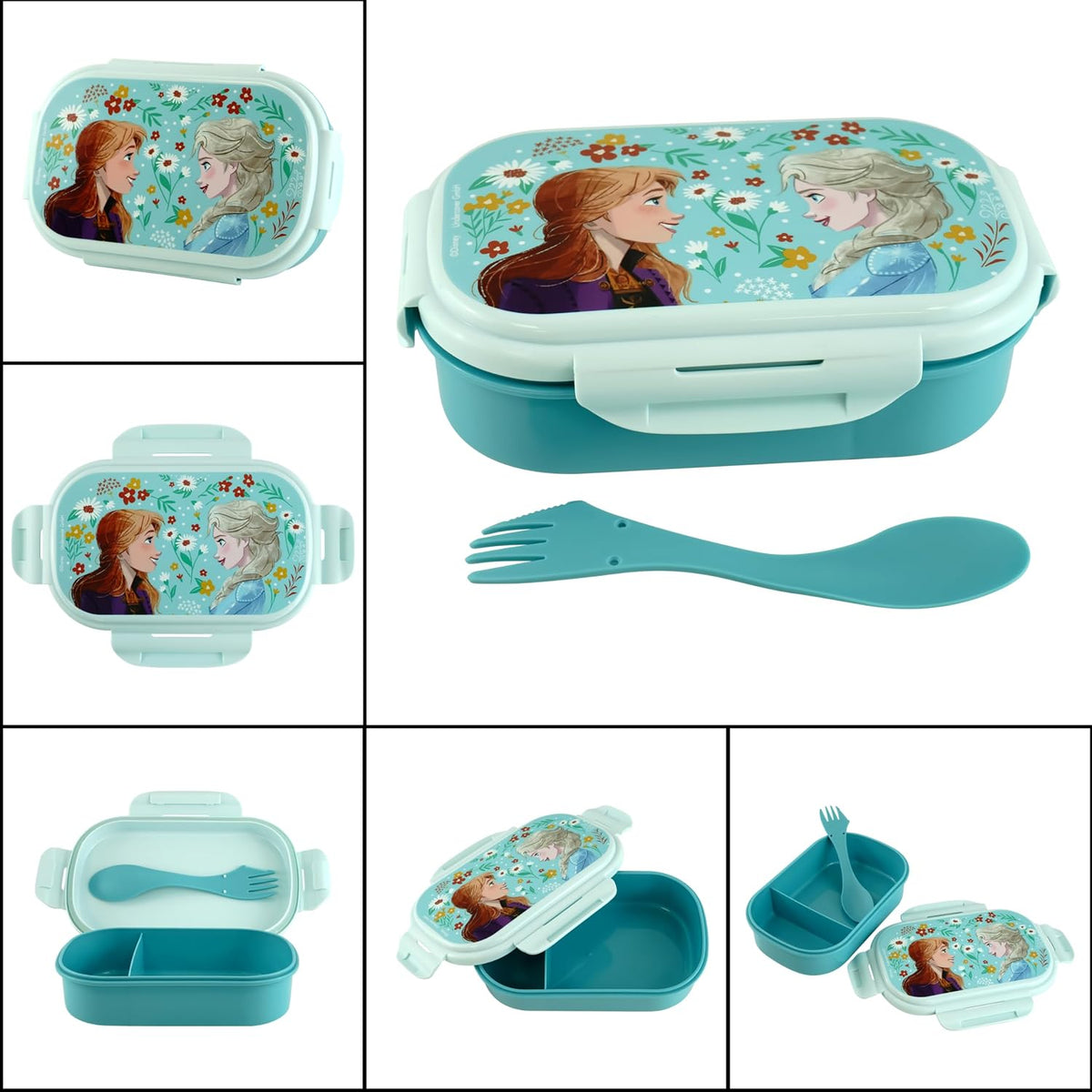 Frozen Kids Lunchbox with Cutlery 20cm