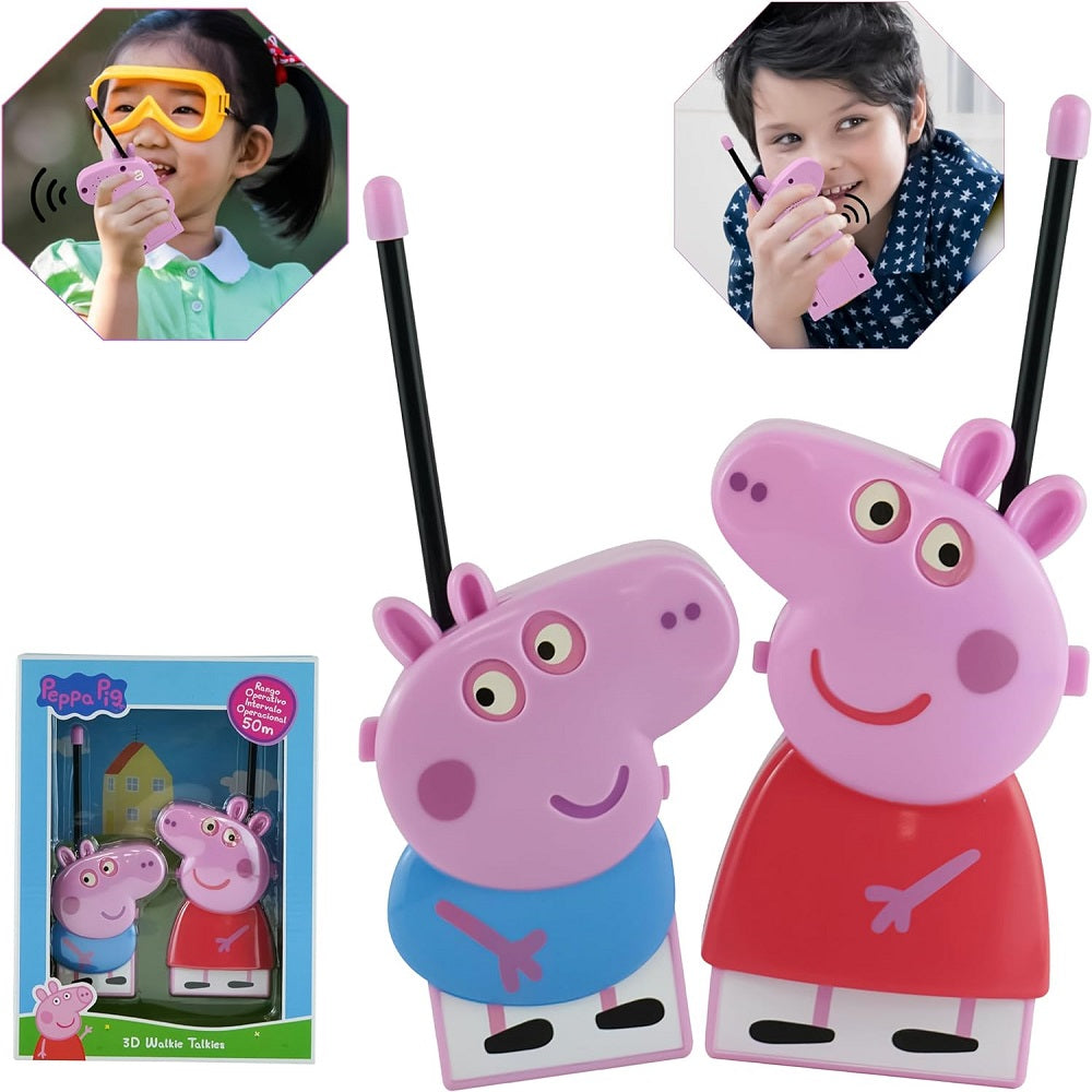 3D Walkie Talkie Set-Peppa Pig