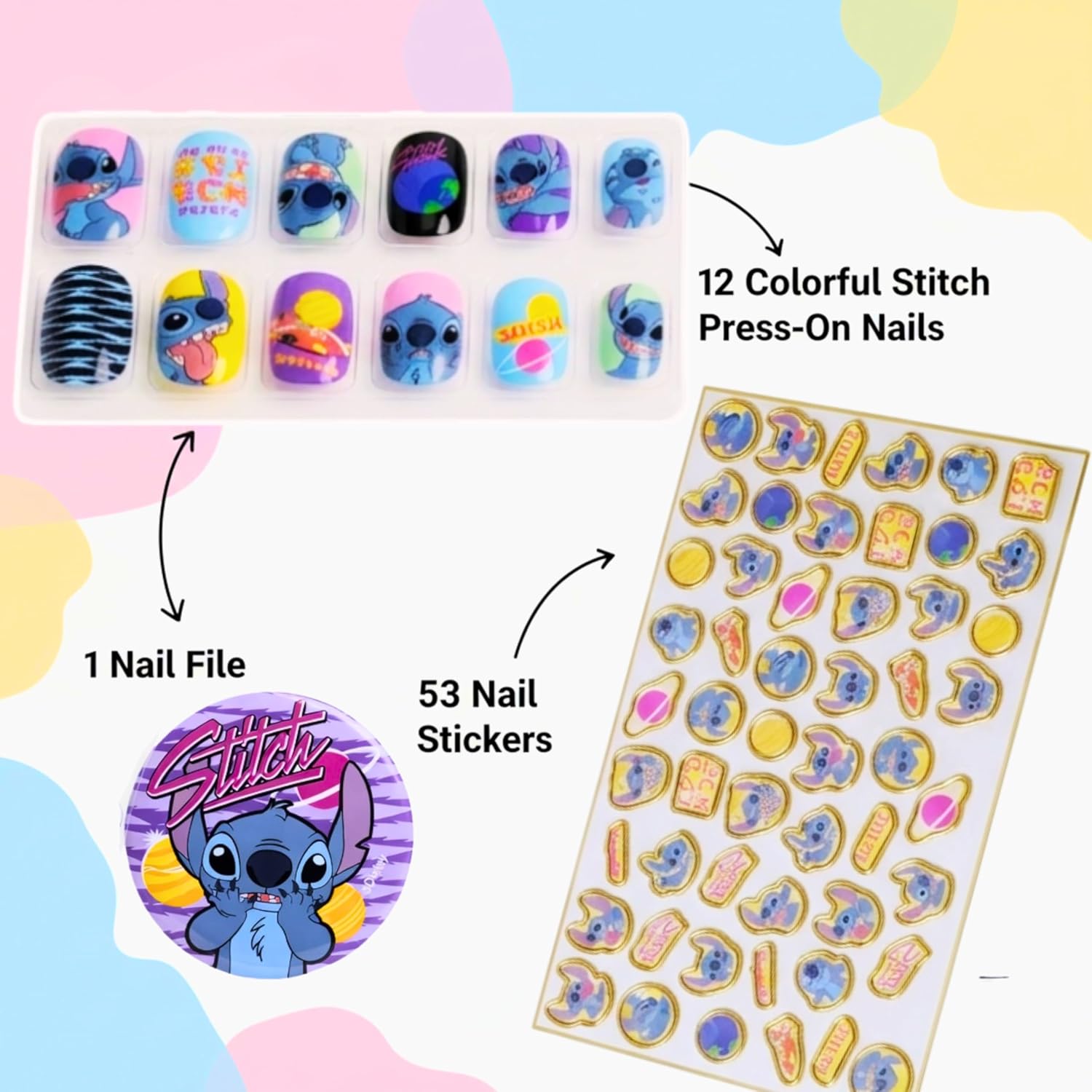 Disney Stitch Kids Beauty Gift Set