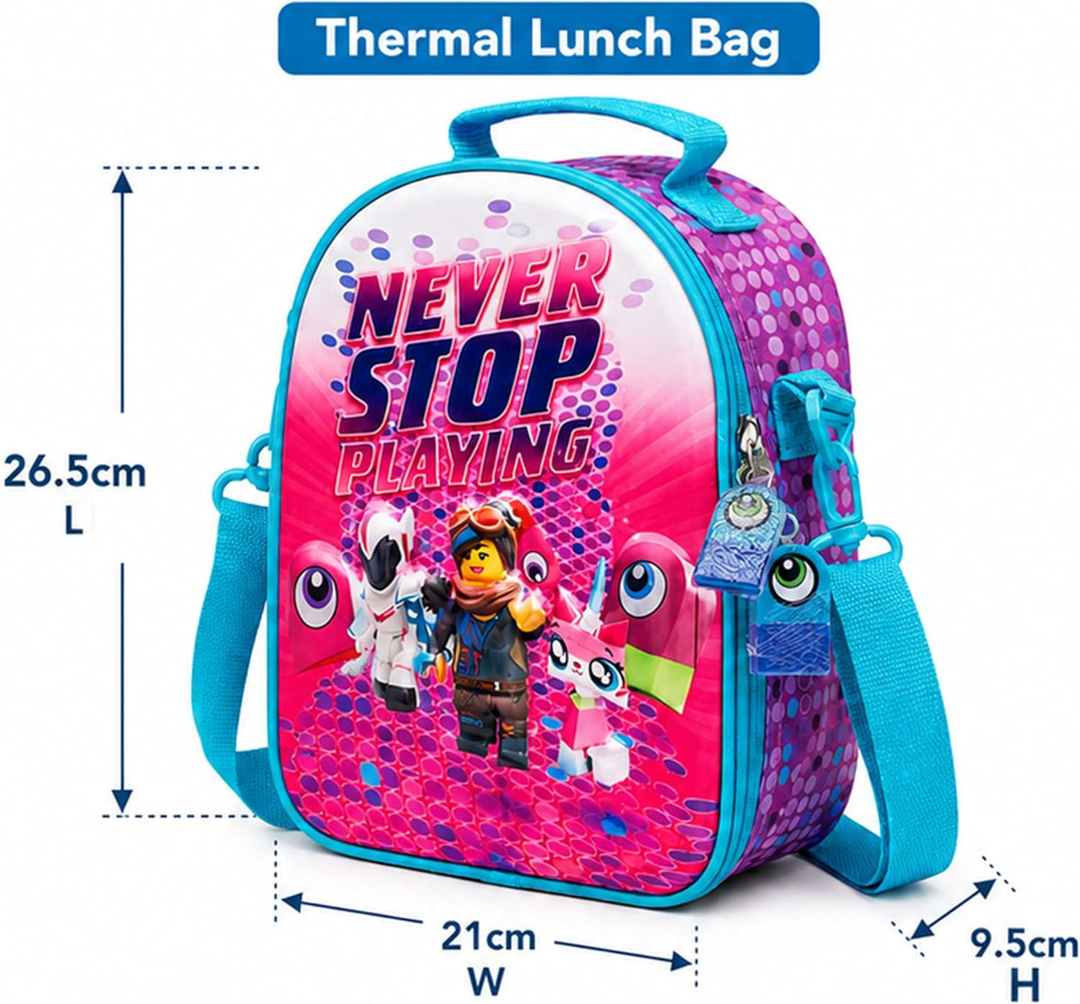 Lego Movie 2 EVA Deluxe Kids Insulated Lunch Bag – view 2