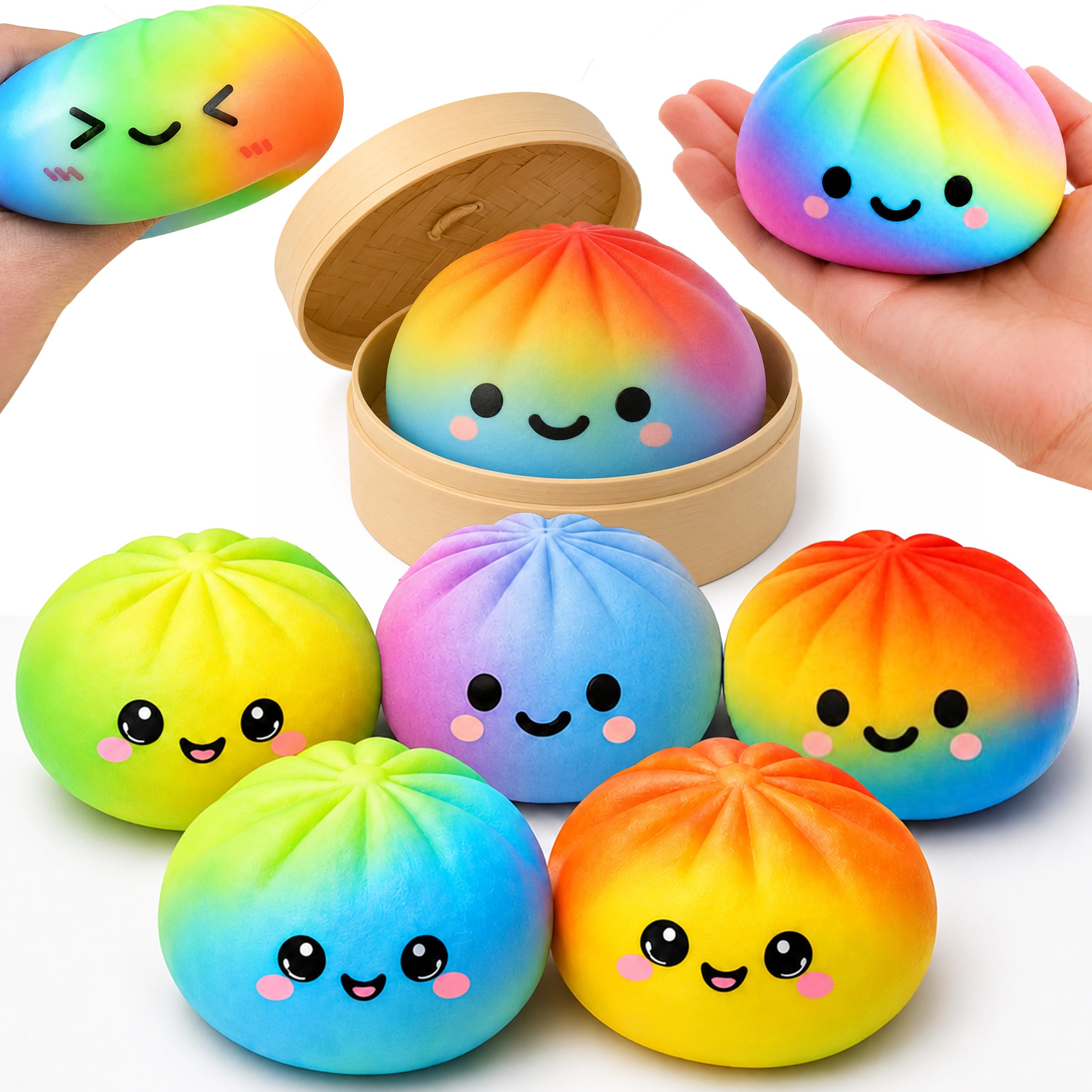 Rainbow Mystery Dumpling Toy - 8.5cm