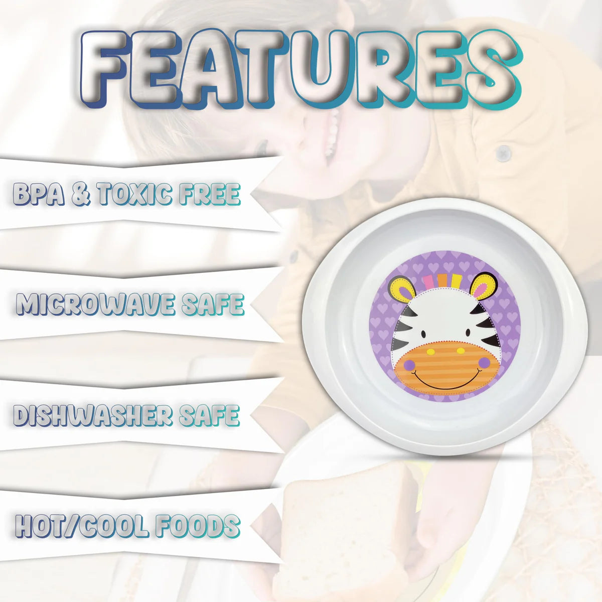 Toddler Feeding Plates 22cm
