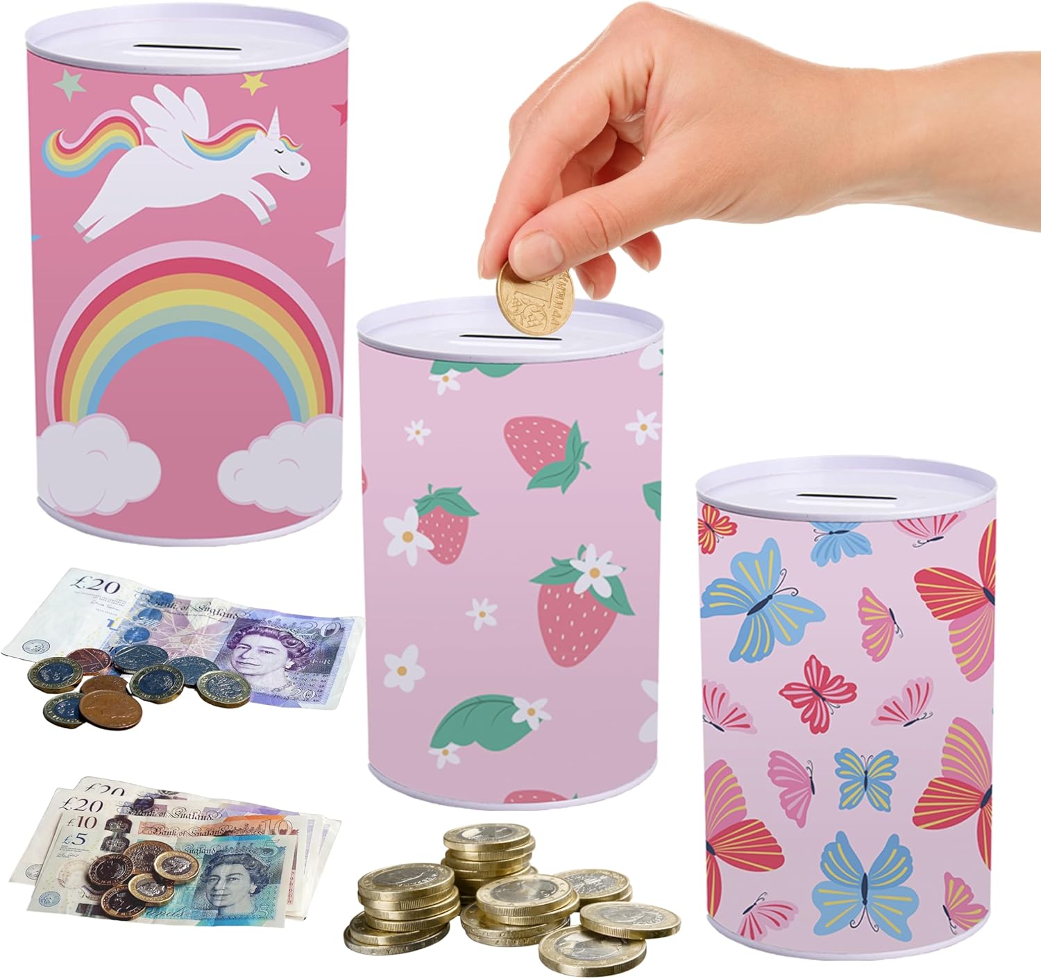 Metal Money Box Tin 14cm