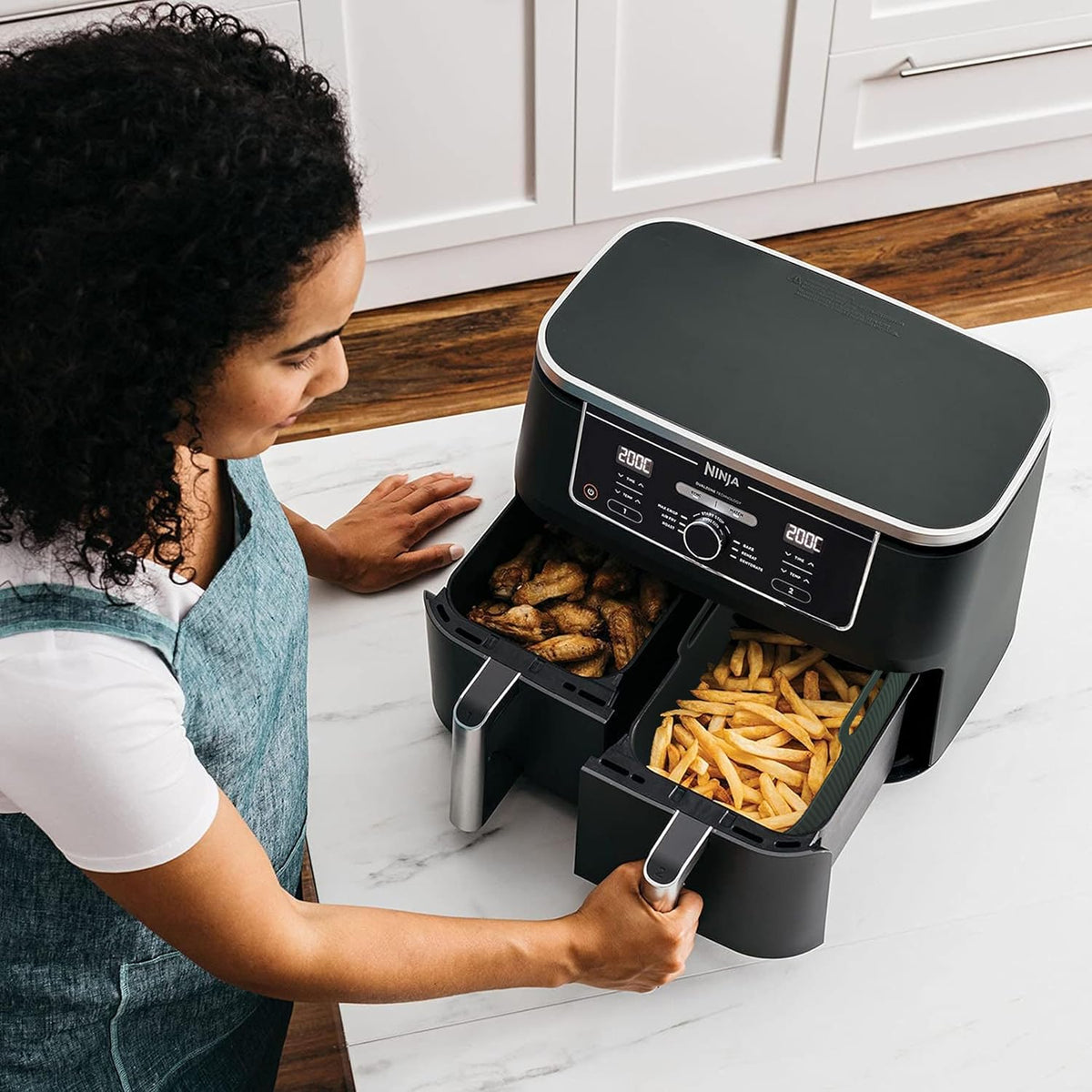 Silicone Non-Stick Air Fryer Liner - Rectangle 20cm – view 6
