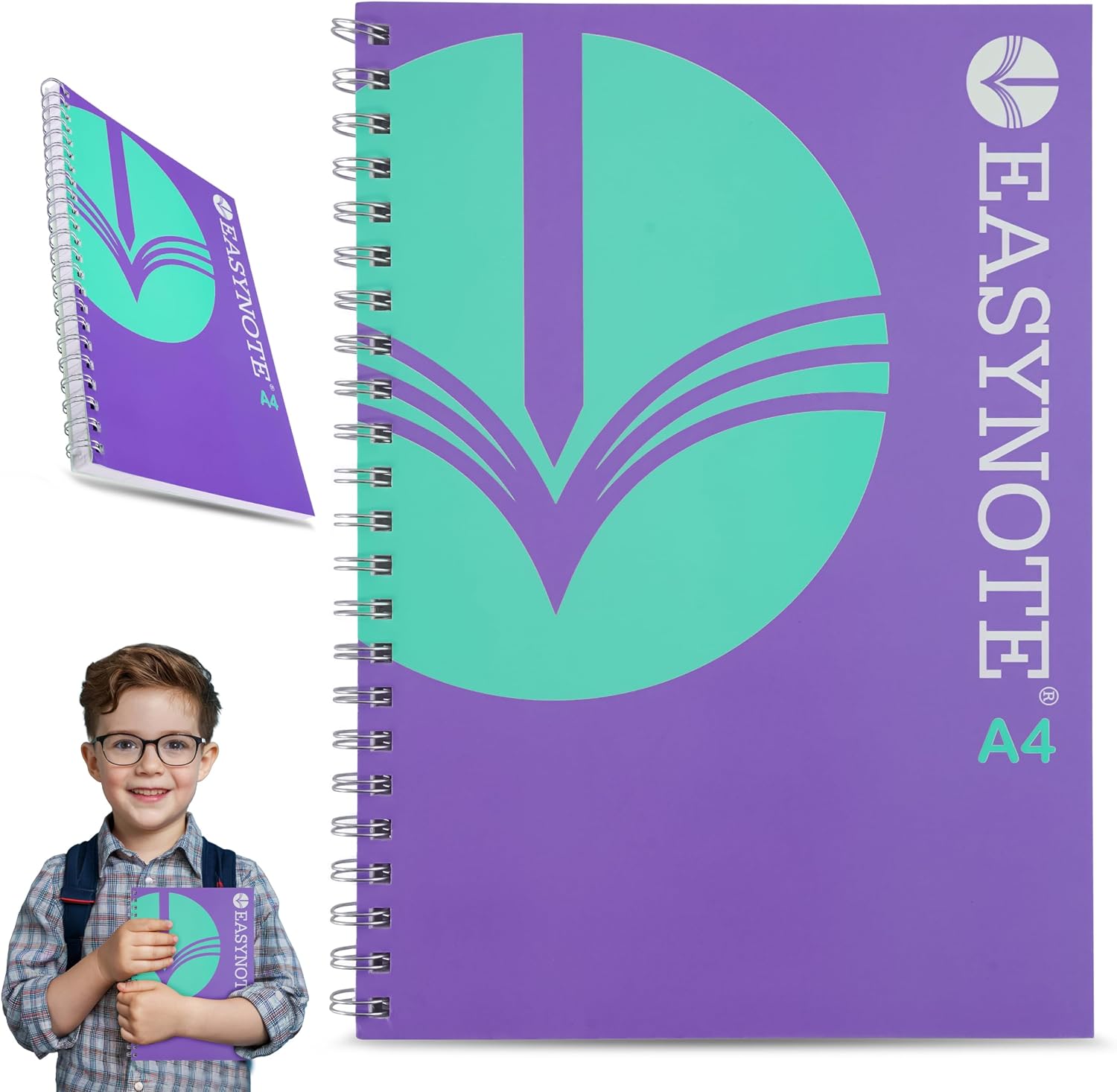 Ruled Notebook with 180 Pages of 80gsm, Size 30cm