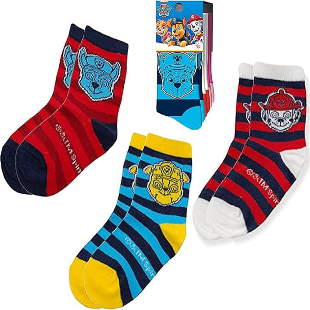 Paw Patrol Socks 3 Pairs
