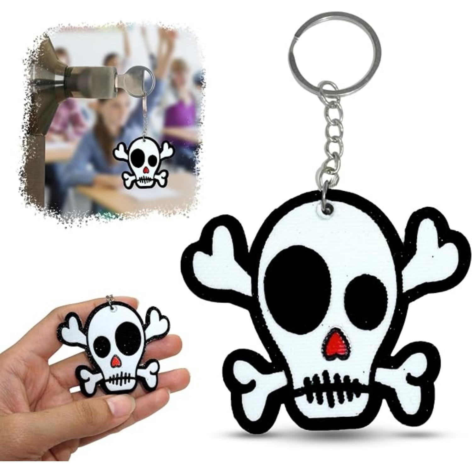Pirate Keychains Foamex Keyring - Assorted