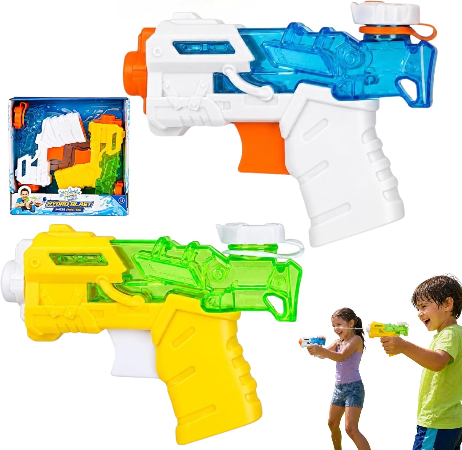 2pk Hydro Gen Water Gun 14cm with 180ml Tank