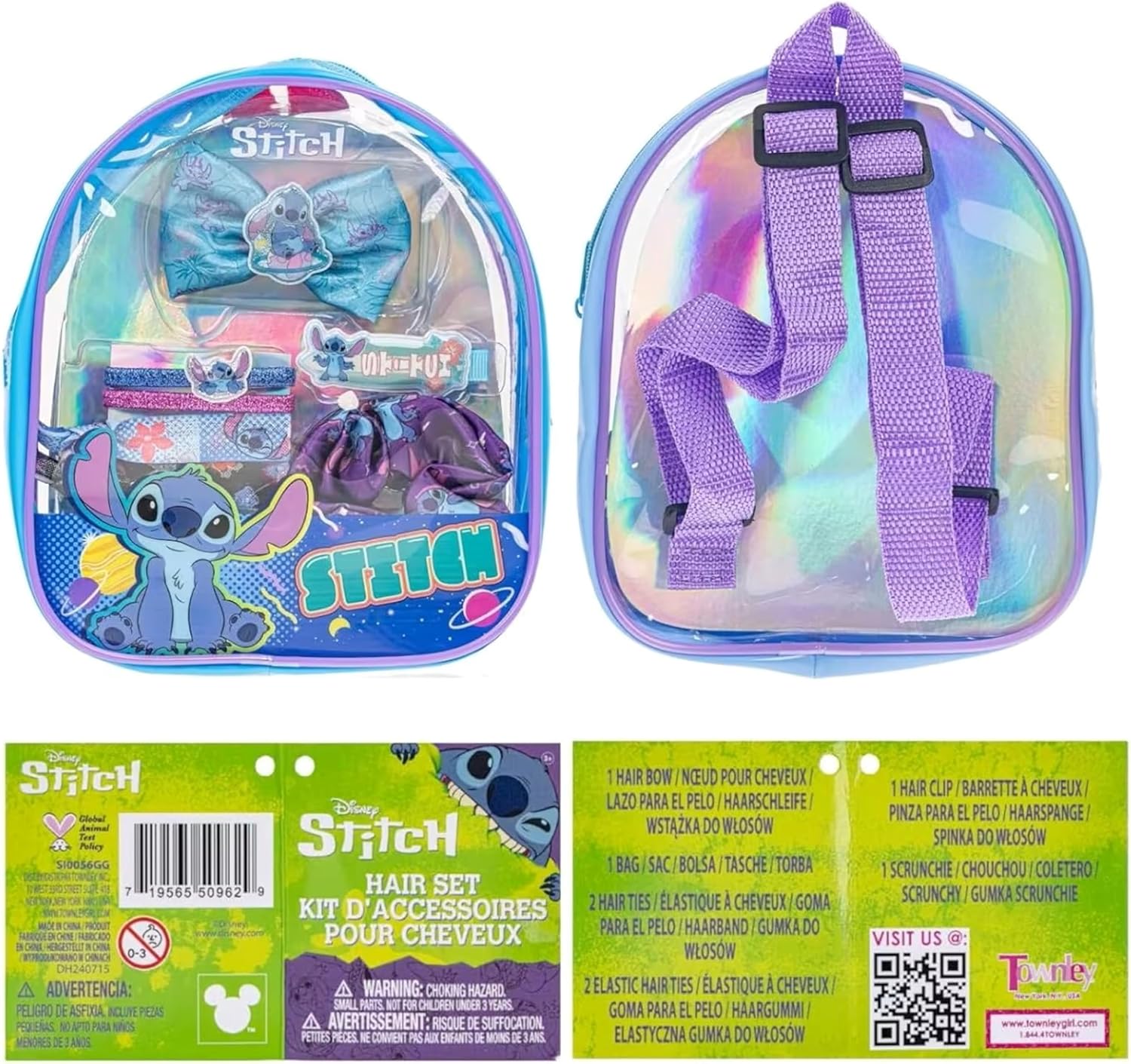 Disney Girls Hair Accessories Set