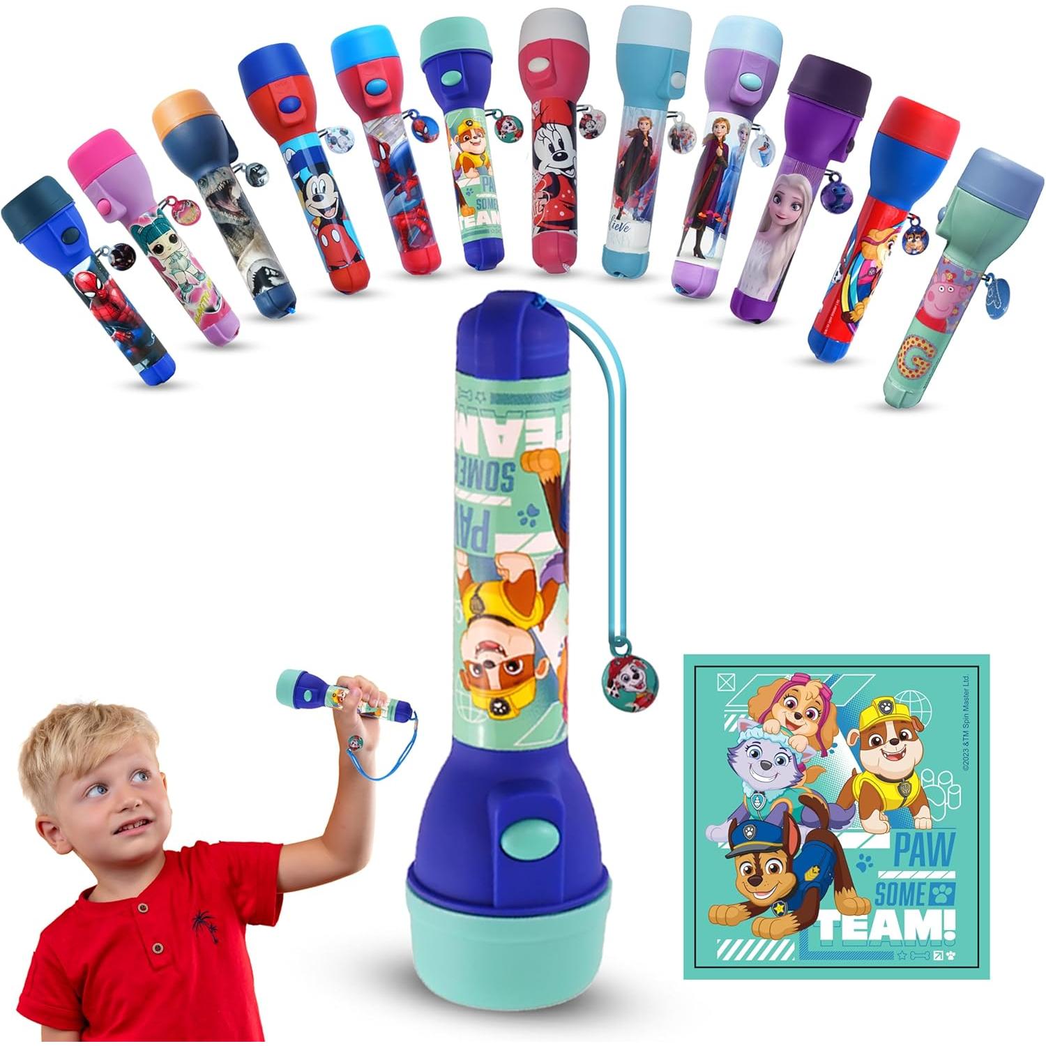 Kids LED Big Torch – Flashlight with Lanyard - Assorted