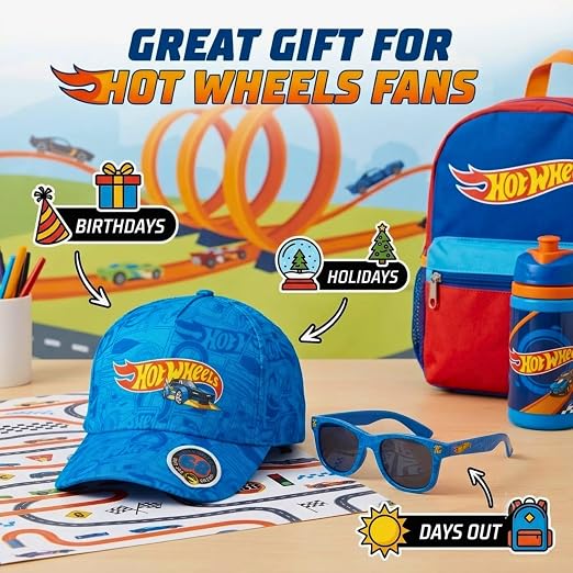 2pcs Kids Cap & Sunglasses Set