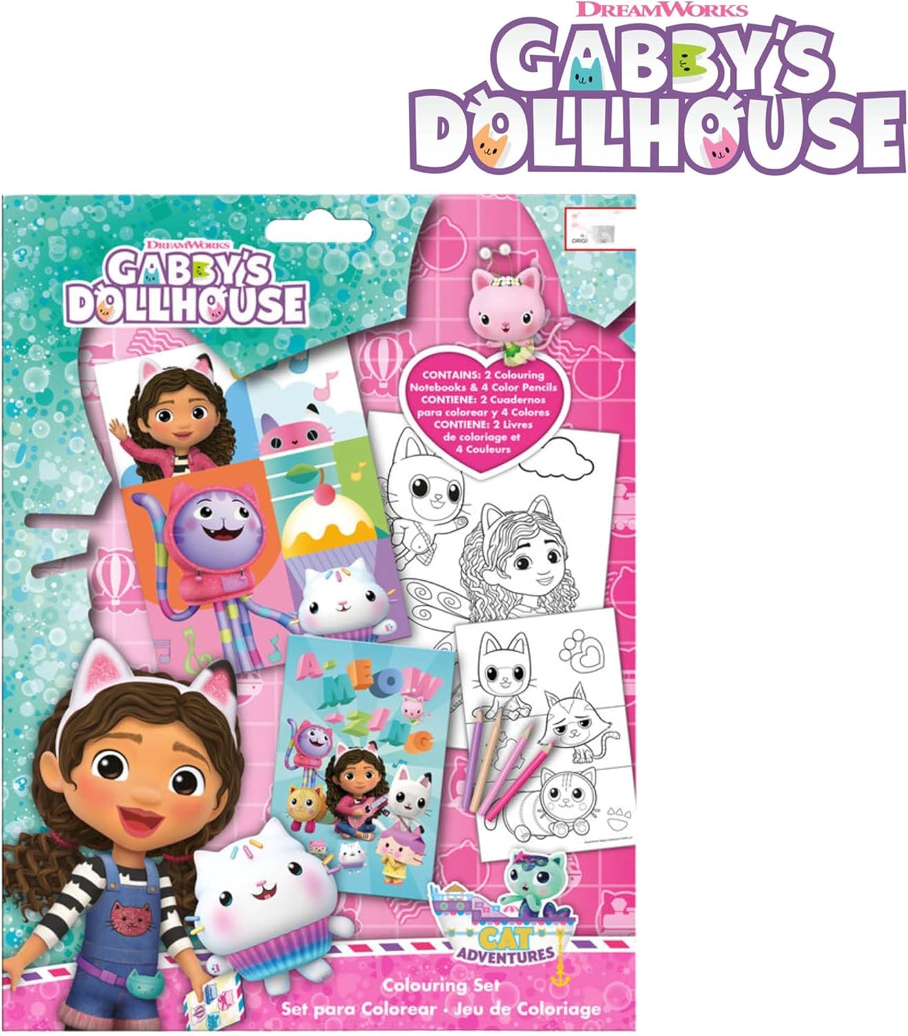 Kids Colouring Activity Set with Pencils