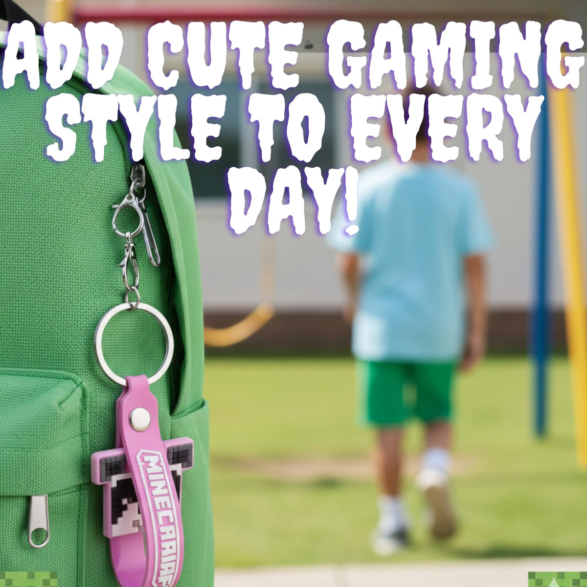Minecraft Steve Kids Licensed Minecraft PVC Keychain – view 2