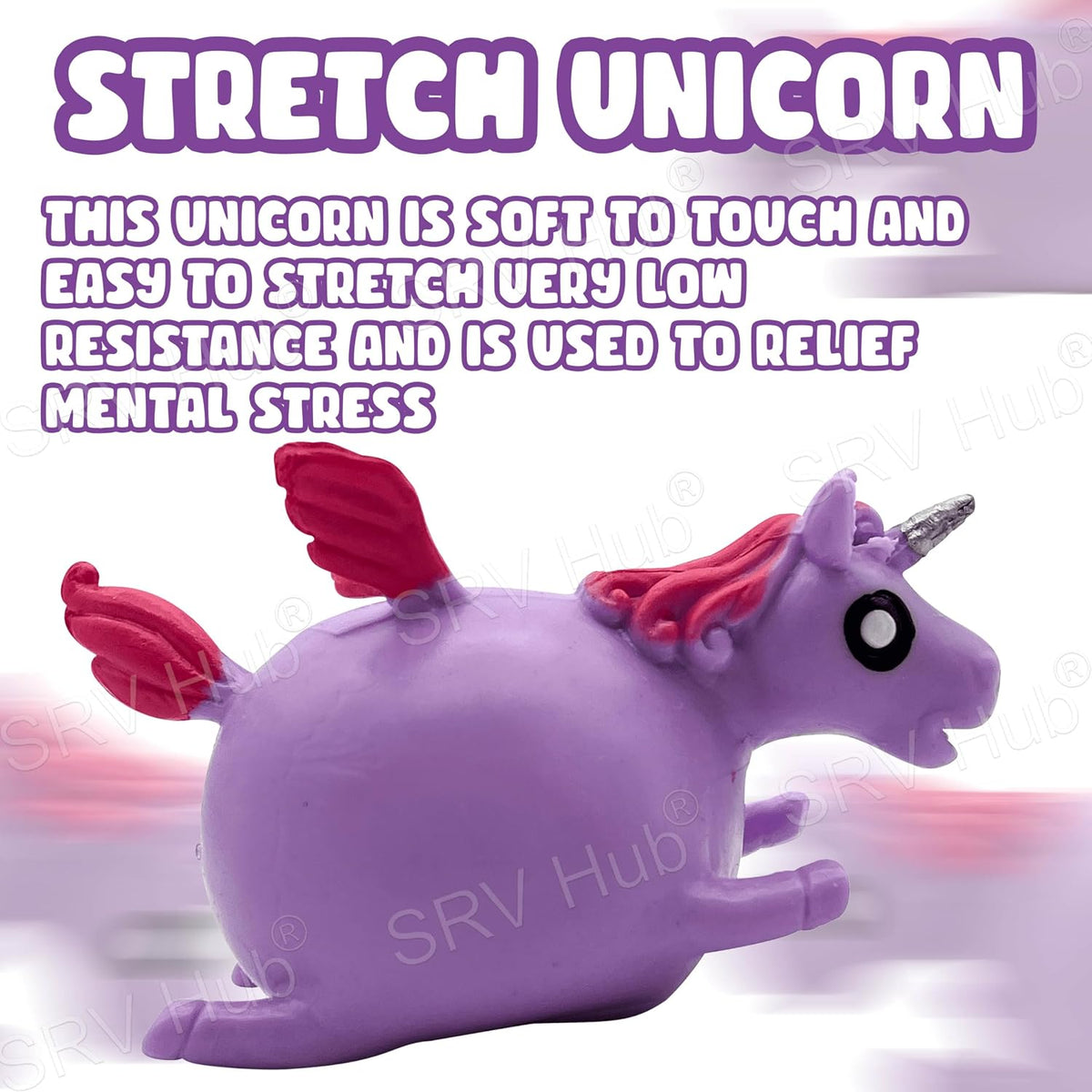 8.5cm Unicorn Splat Ball Sensory Toy – view 5