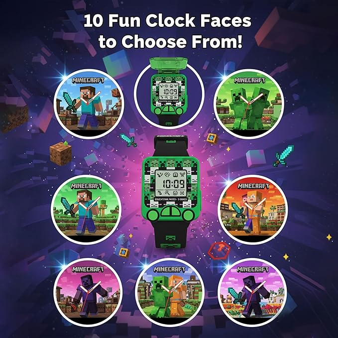 Minecraft Kids Licensed Educational Smart Watch – view 3