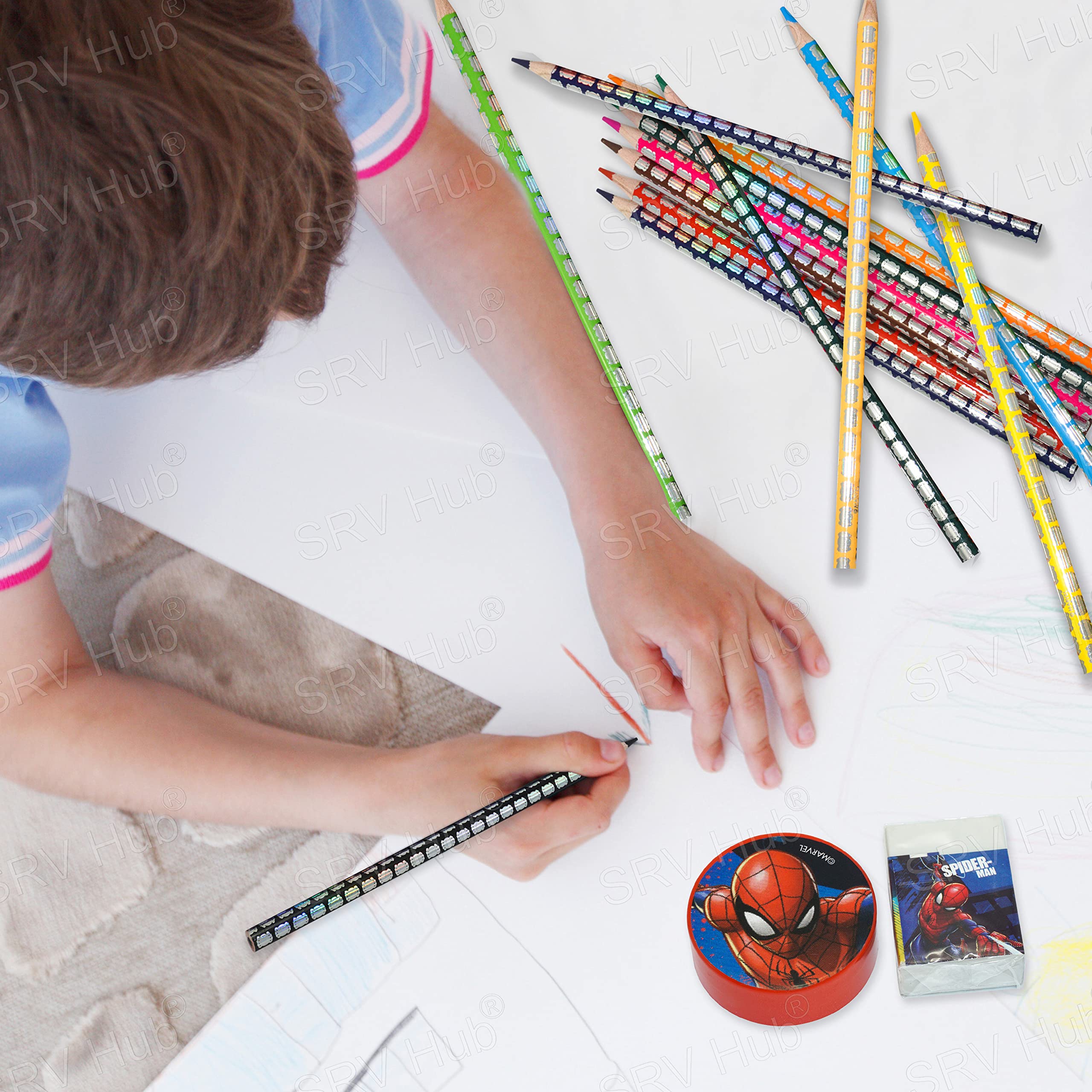14Pcs Colouring Pencil Set - Assorted