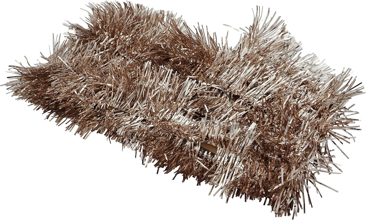 Rosegold Christmas Tinsel Garland 5m (16ft)