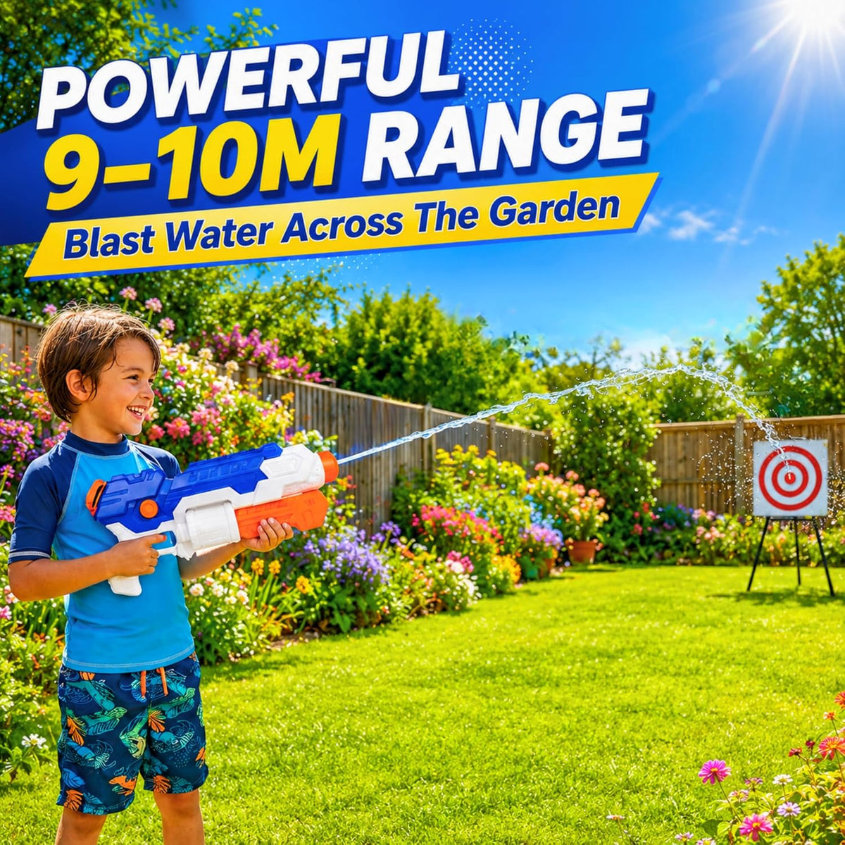40cm XL Pump Action Water Gun 850ml Tank – view 7