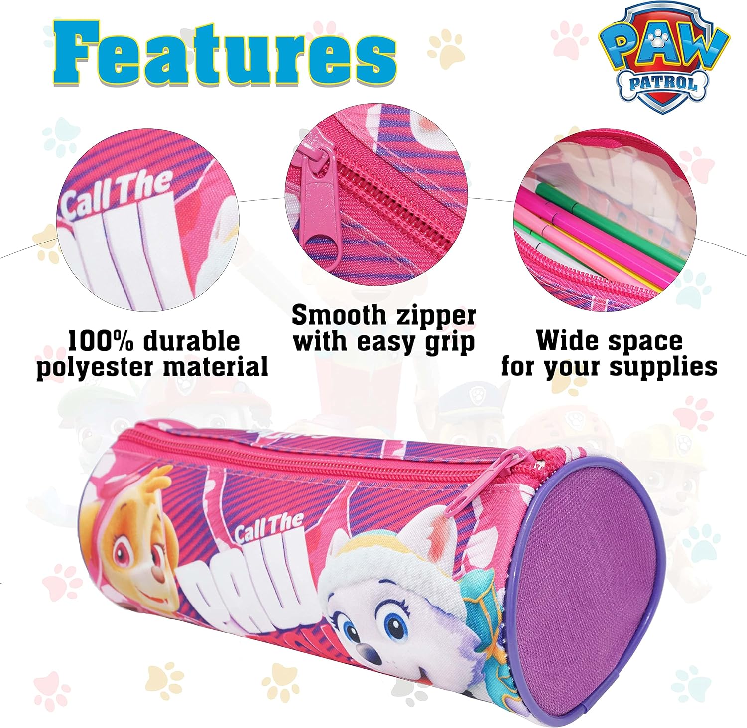 Premium Barrel Pencil Case 22cm