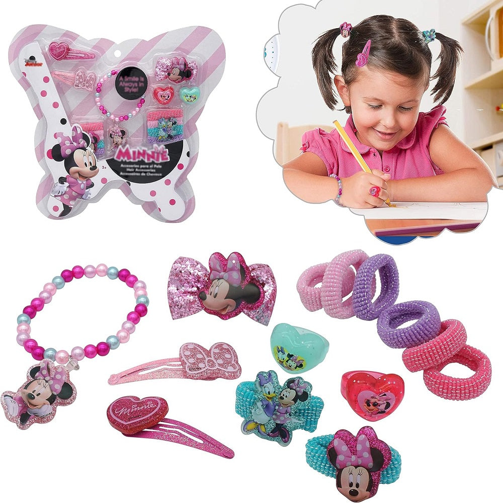Minnie Mouse Hair Accessories 14 Pack