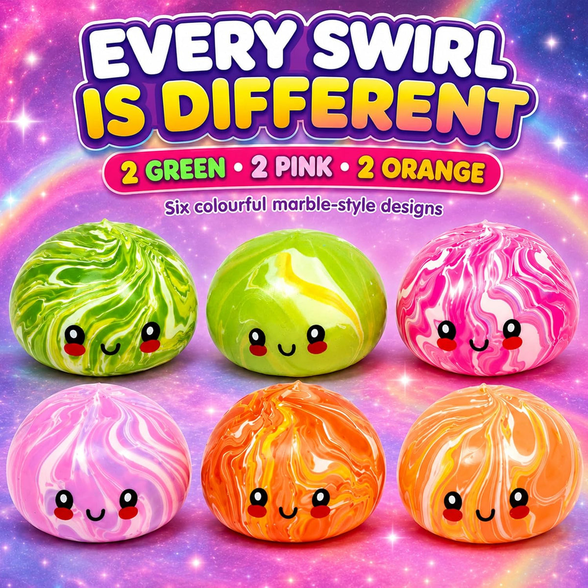 Marble Dumpling Squishy Toy 8.5cm – view 5