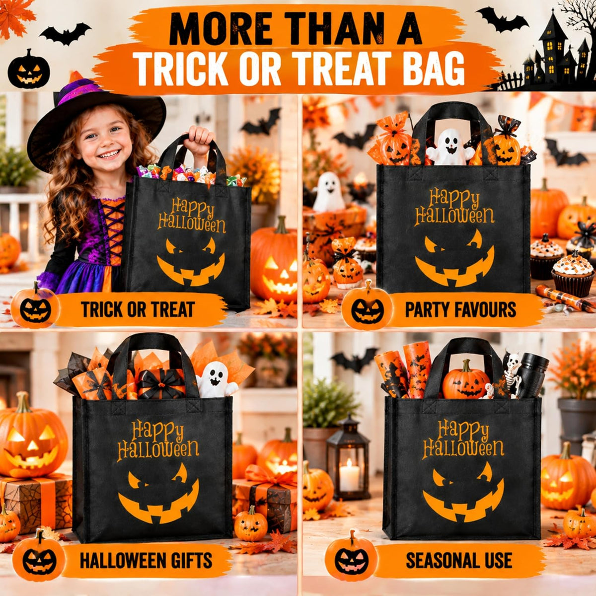 Halloween Treat Bag 34cm x 28cm