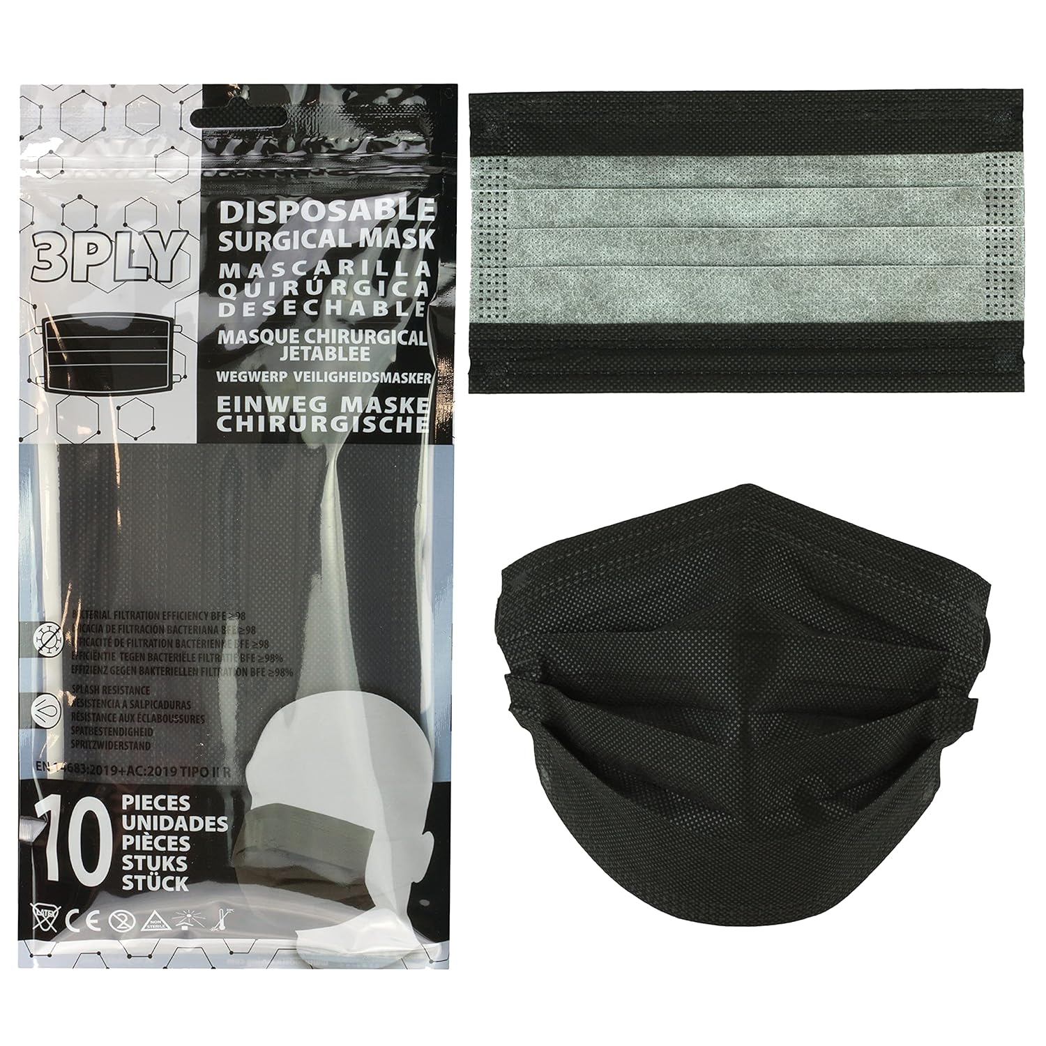 3PLY Disposable Face Masks for Adults