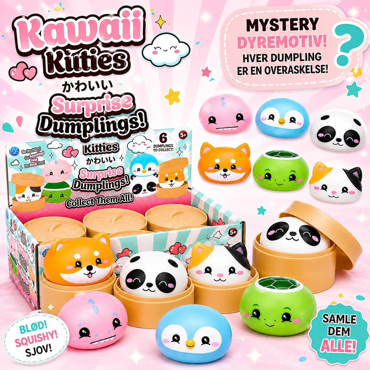 Animal Dumpling Squishy Toy 8.5cm – view 8