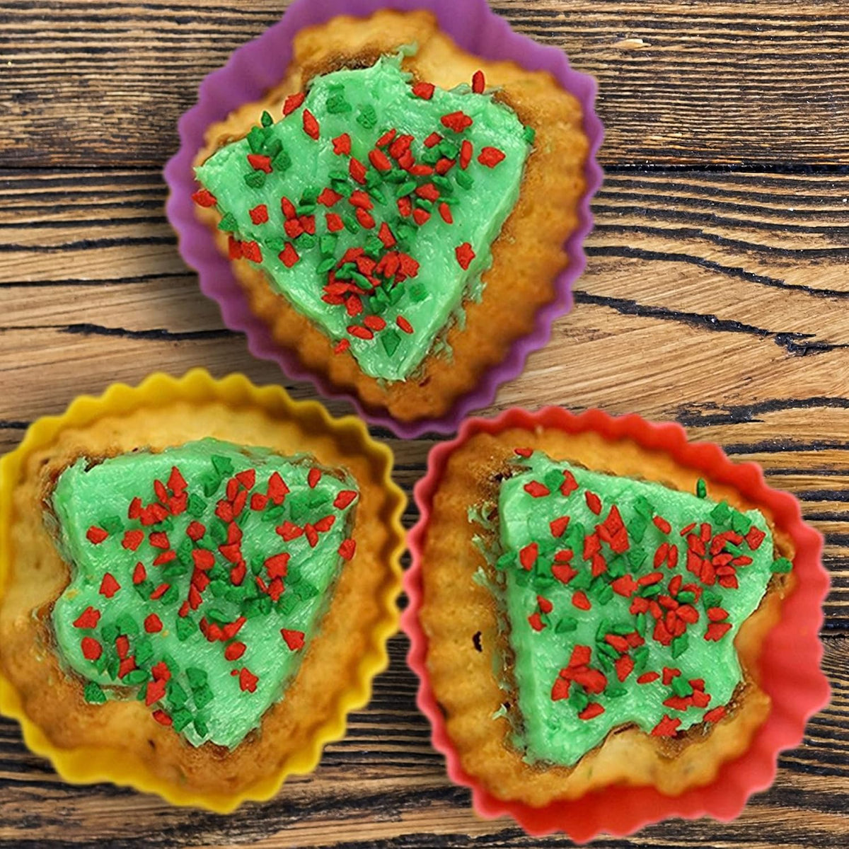 12x Reusable Silicone Muffin Moulds - Round – view 7